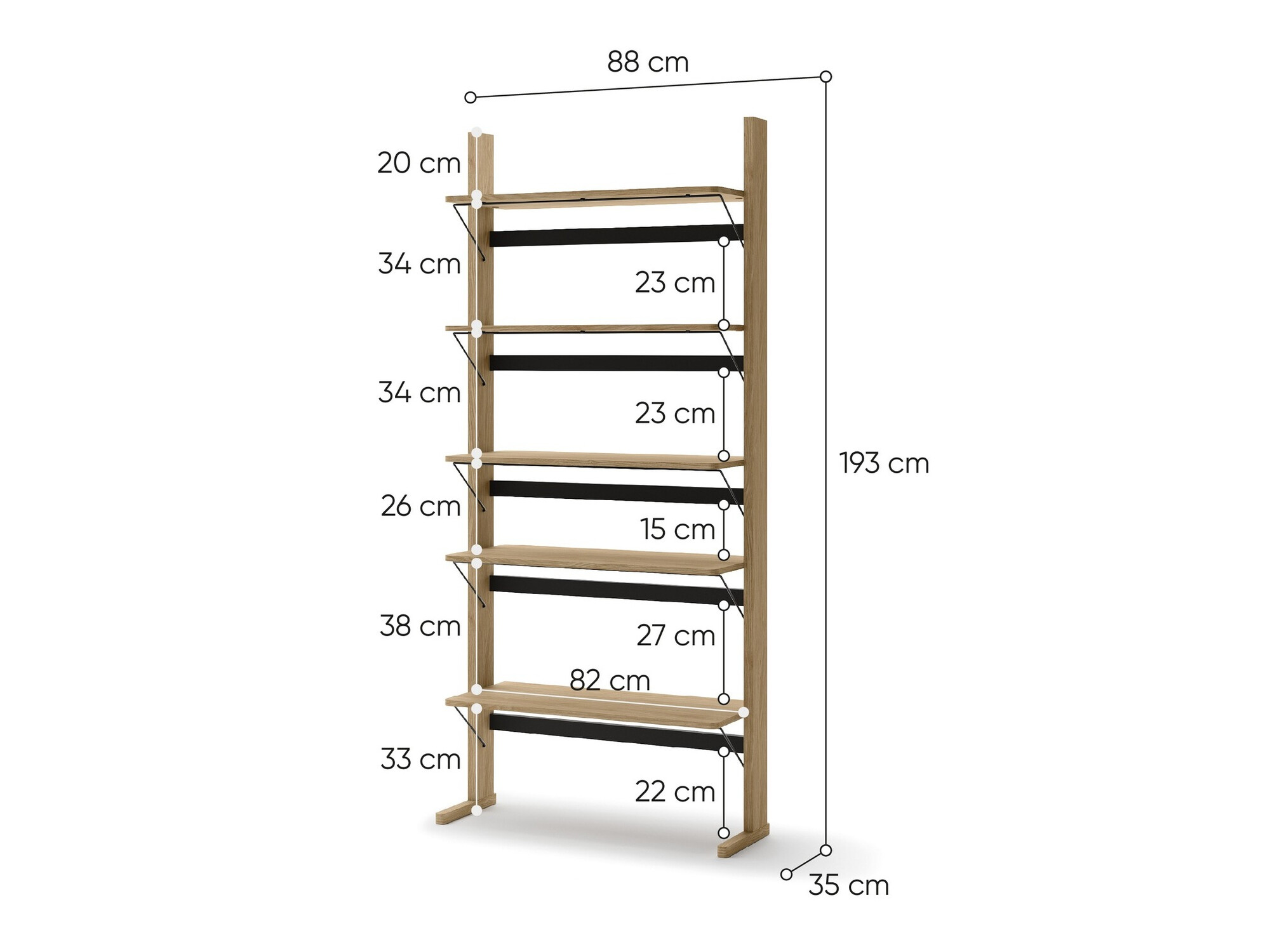 Bookcase Feleliu 104