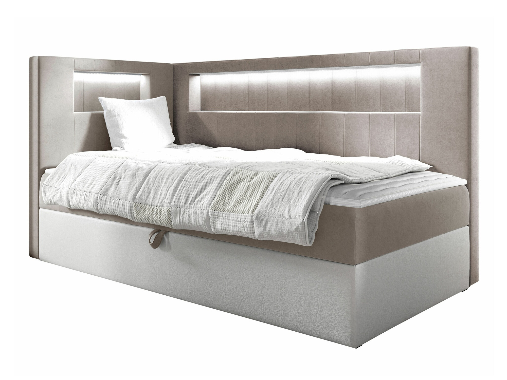 Continental bed Lucus VIII (Soft 017 + Fresh 1)