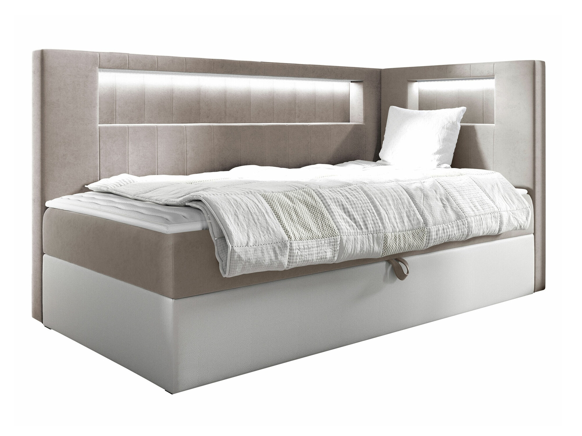 Continental bed Lucus VIII (Soft 017 + Fresh 1)