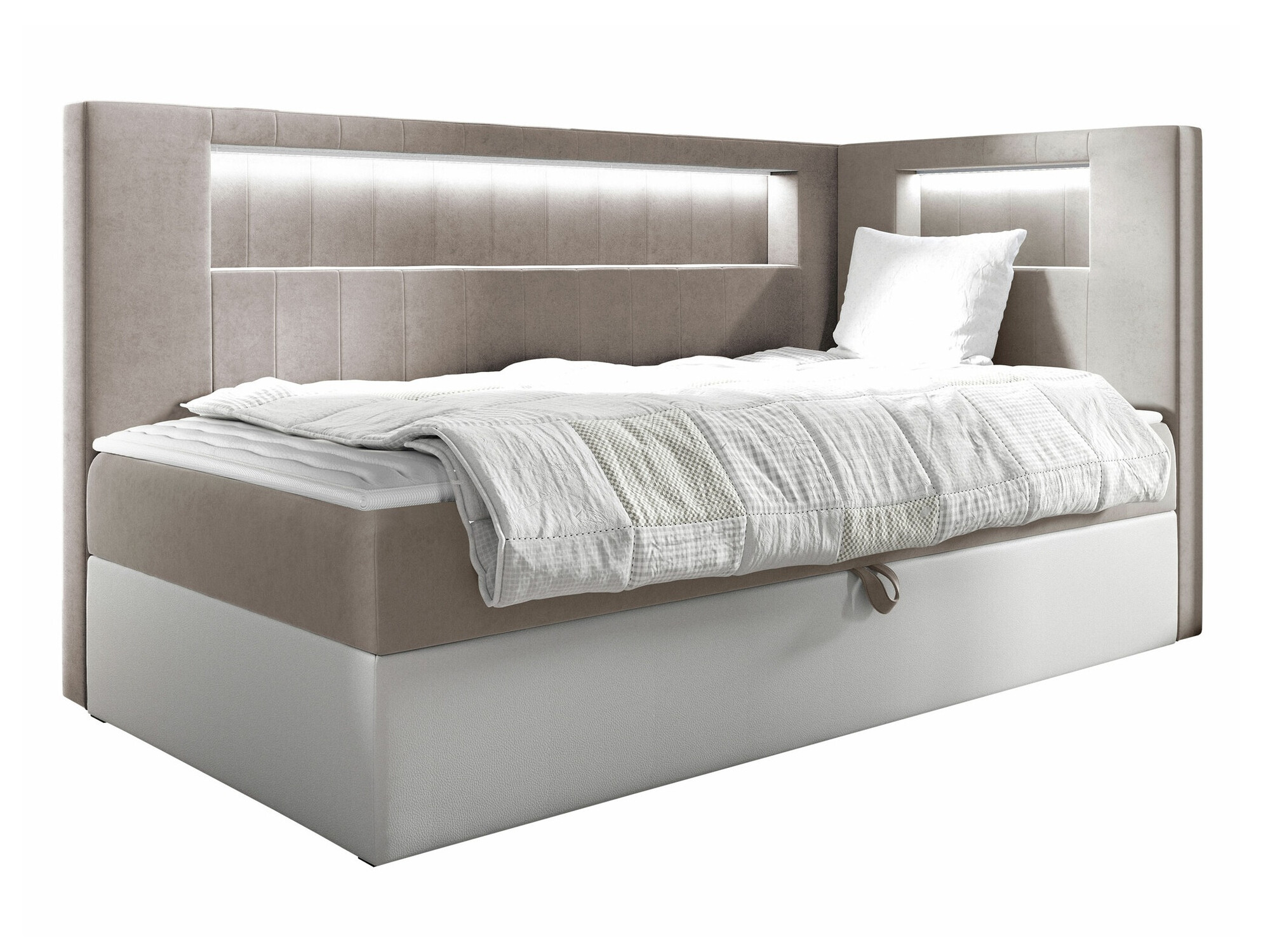 Continental bed Lucus VIII (Soft 017 + Fresh 1)