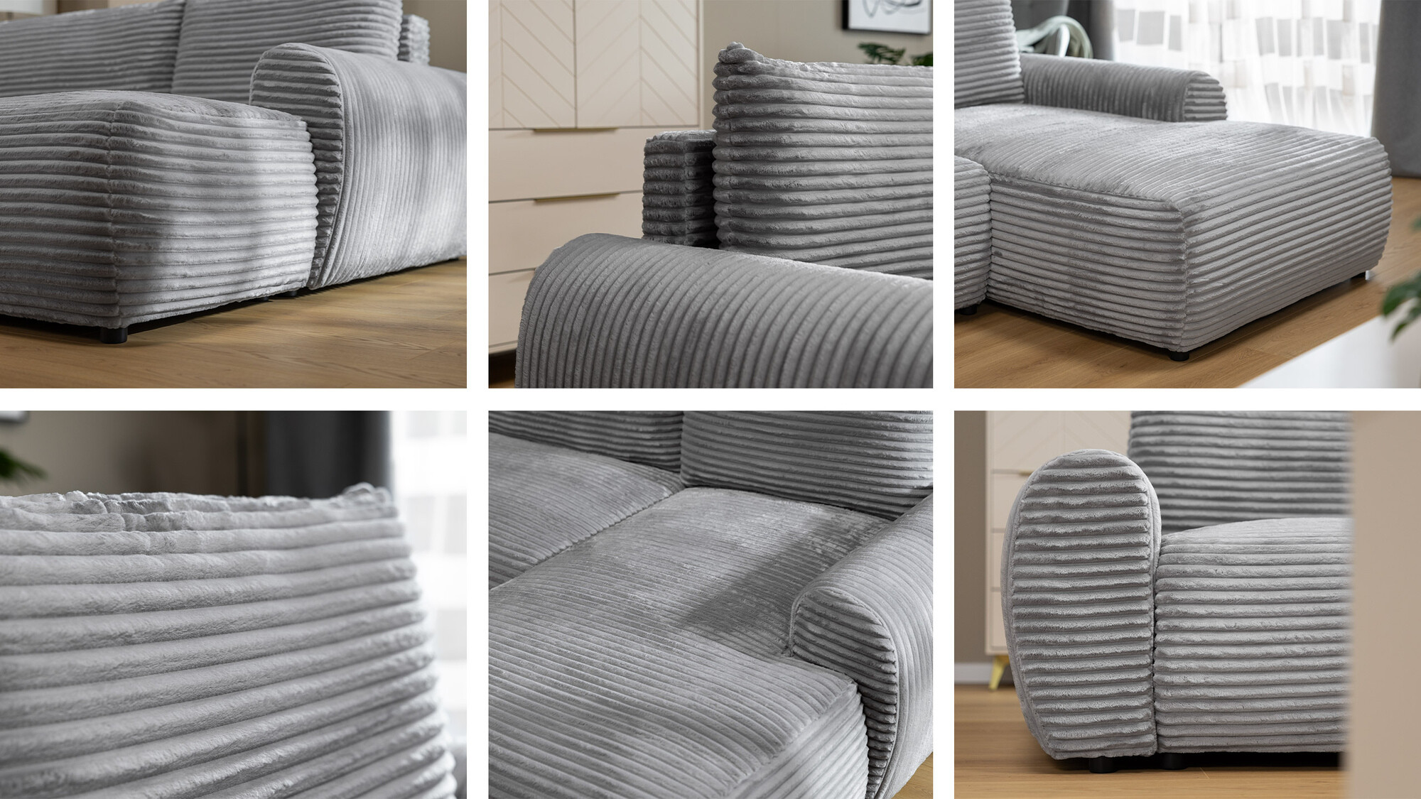 Corner sofa TrendyNest Strigina (Tilia 86)