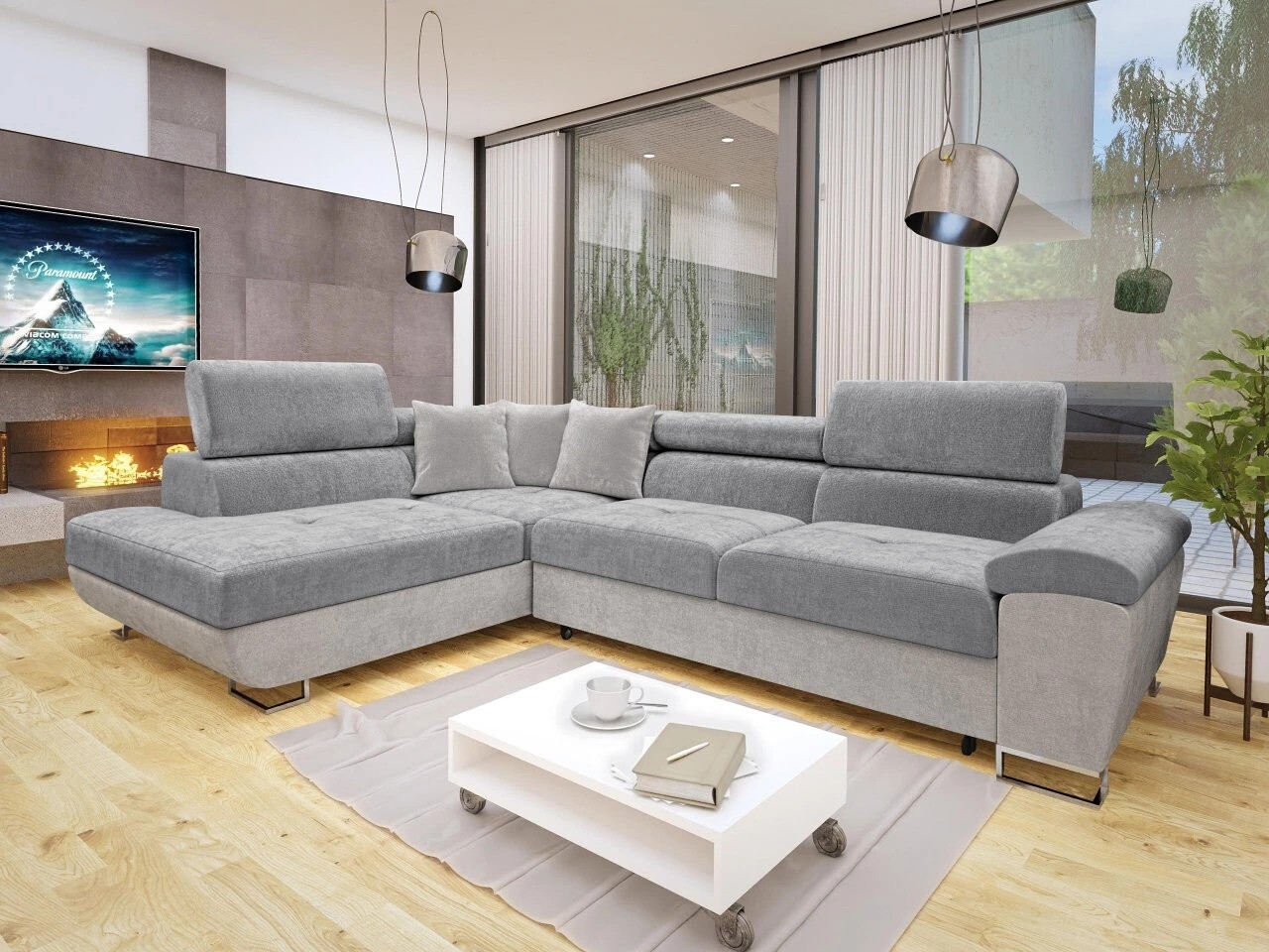 Corner sofa Comfivo Ruta VII (Rinaldi 15 + Rinaldi 13)
