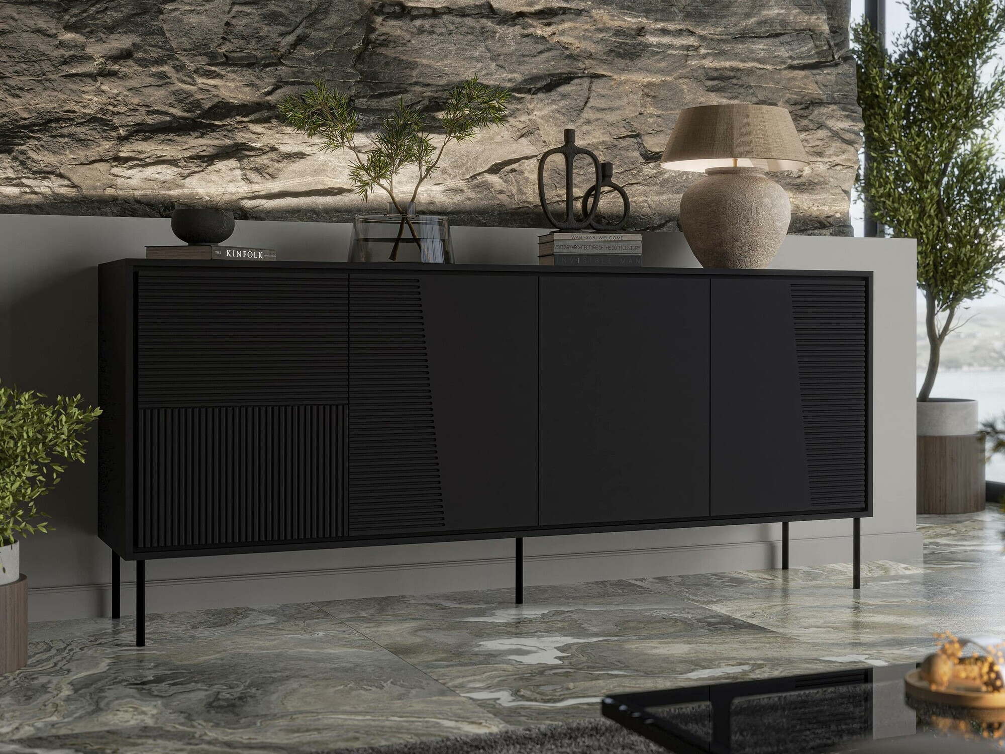 Sideboard Charlotte 208 (Black)