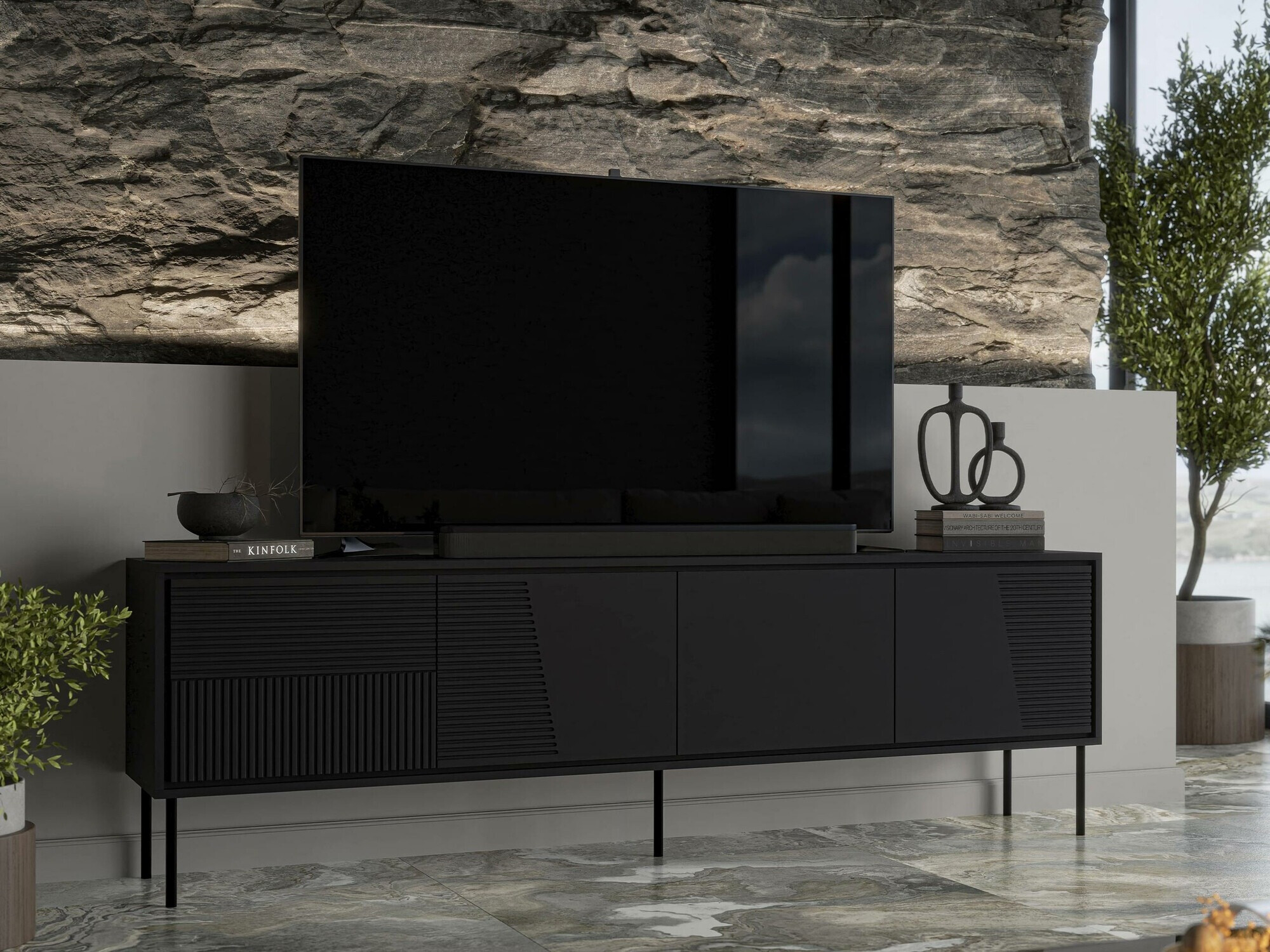 TV stand Charlotte 209 (Black)