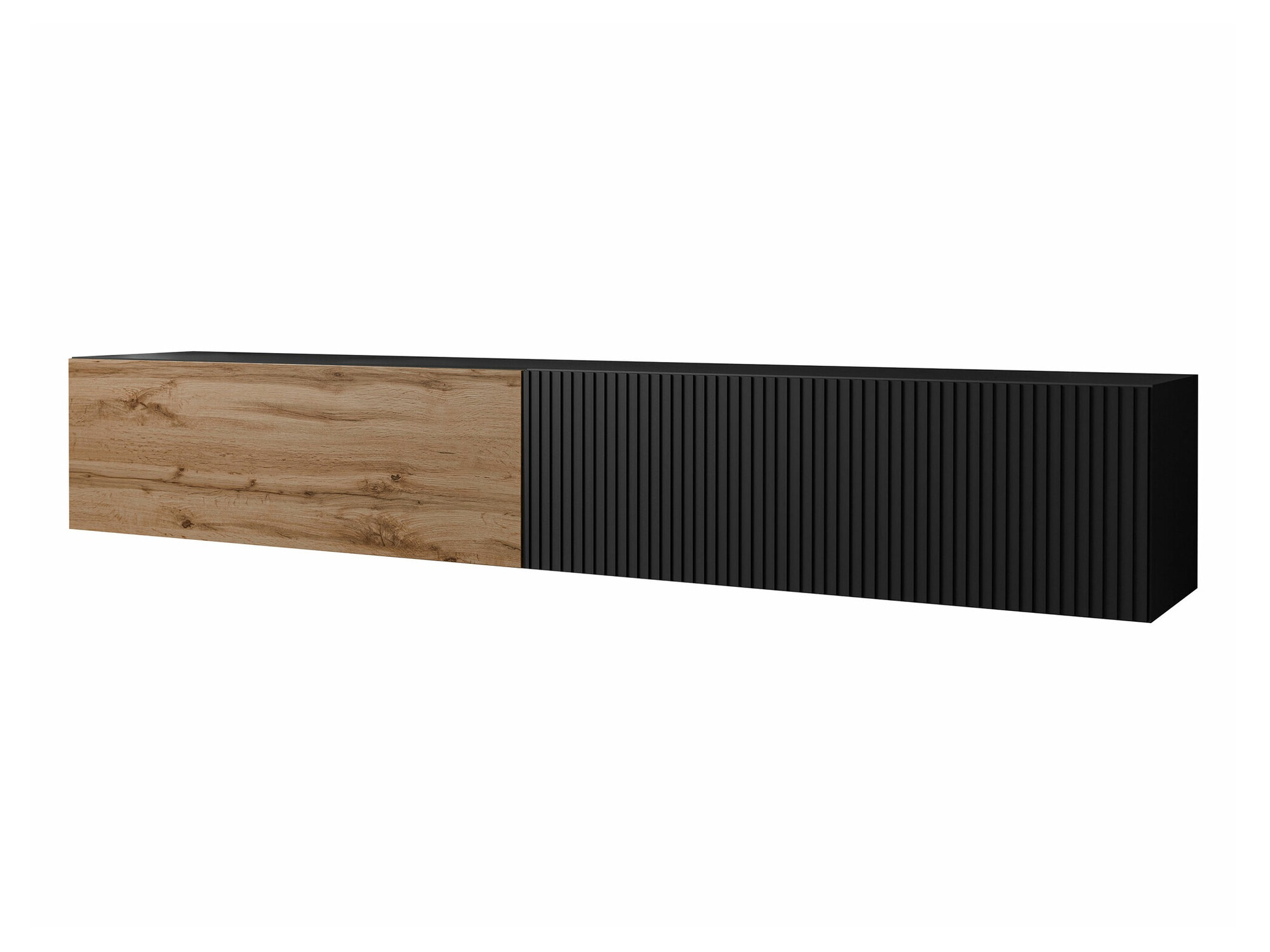 TV stand Species (Black + Wotan Oak)