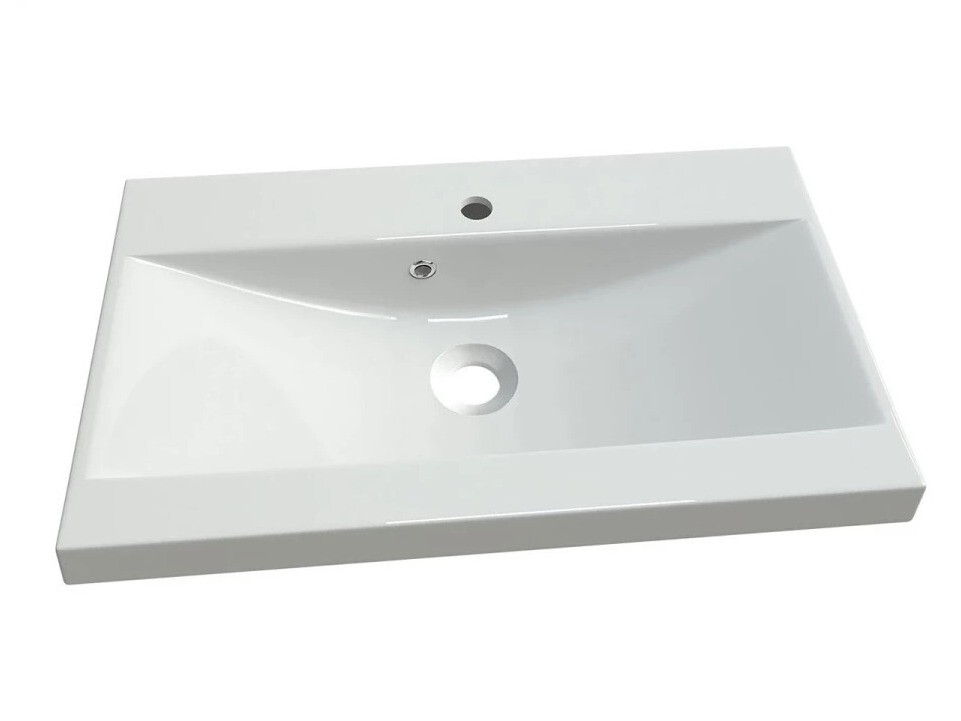 Bathroom set Sarasota 123 (Wotan Oak + Glossy white)
