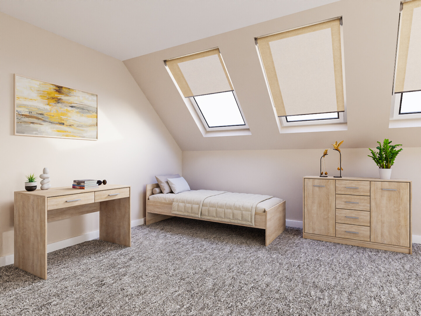 Bedroom set Novsore 149 (Sonoma oak)