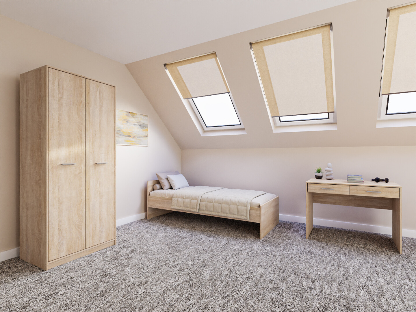 Bedroom set Novsore 157 (Sonoma oak)