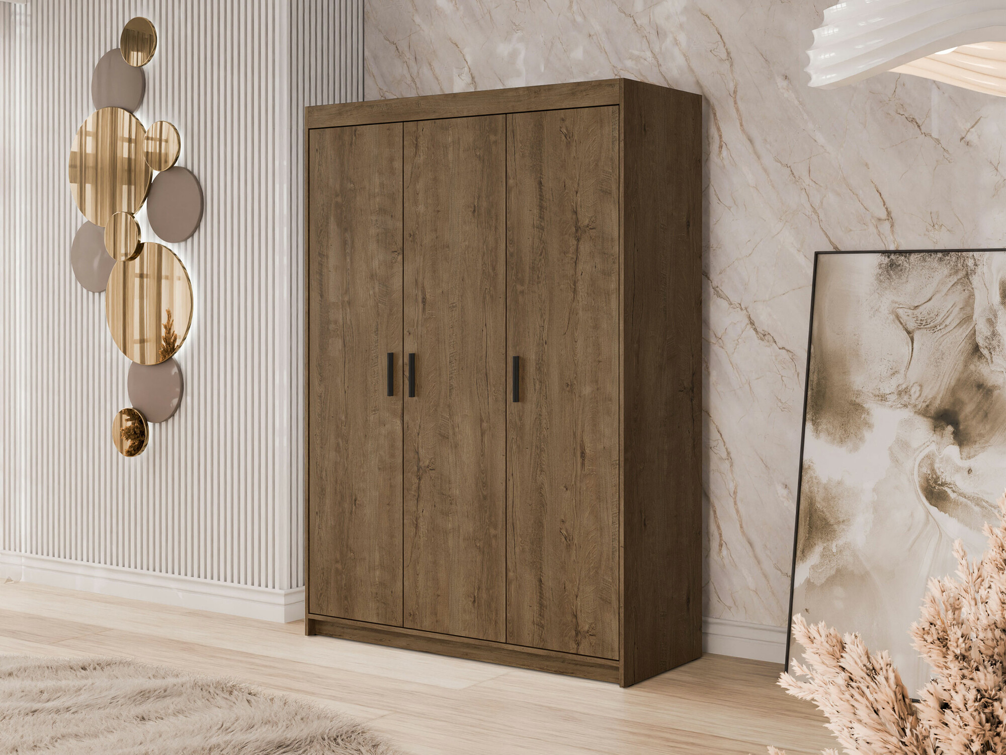 Wardrobe Novduni 101 (Lefkas oak)