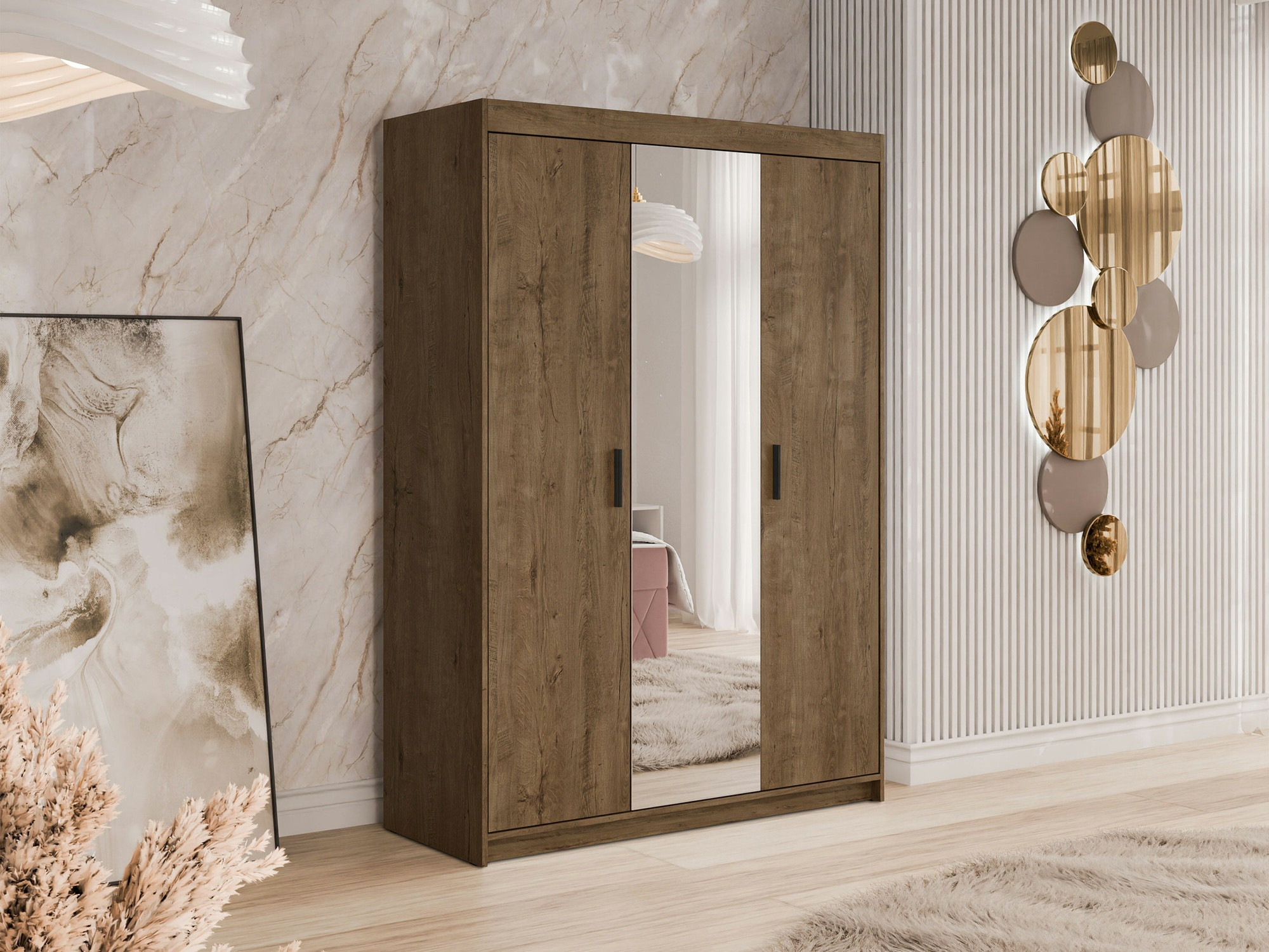 Wardrobe Novduni 102 (Lefkas oak)