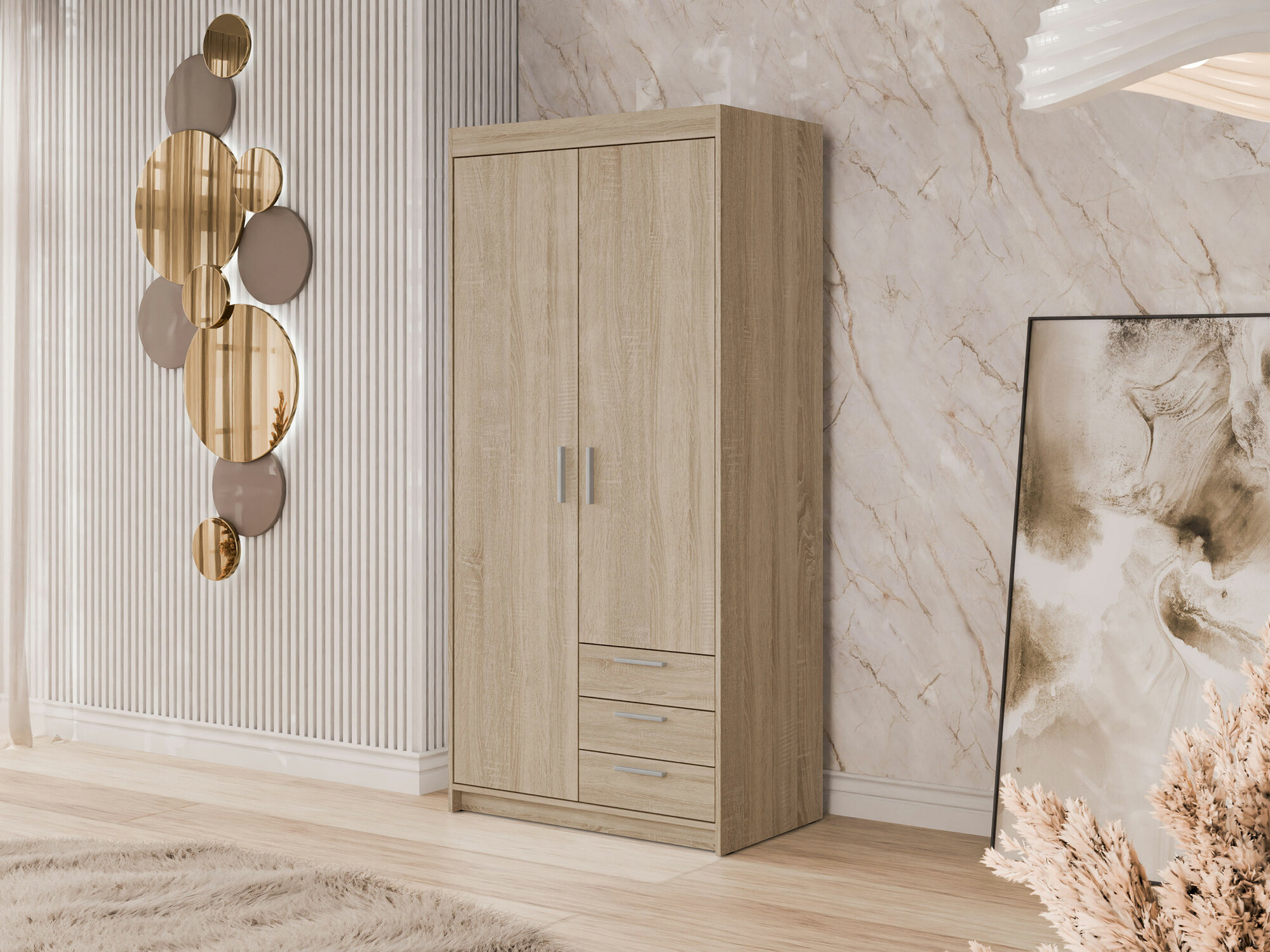 Wardrobe Novduni 112 (Sonoma oak)