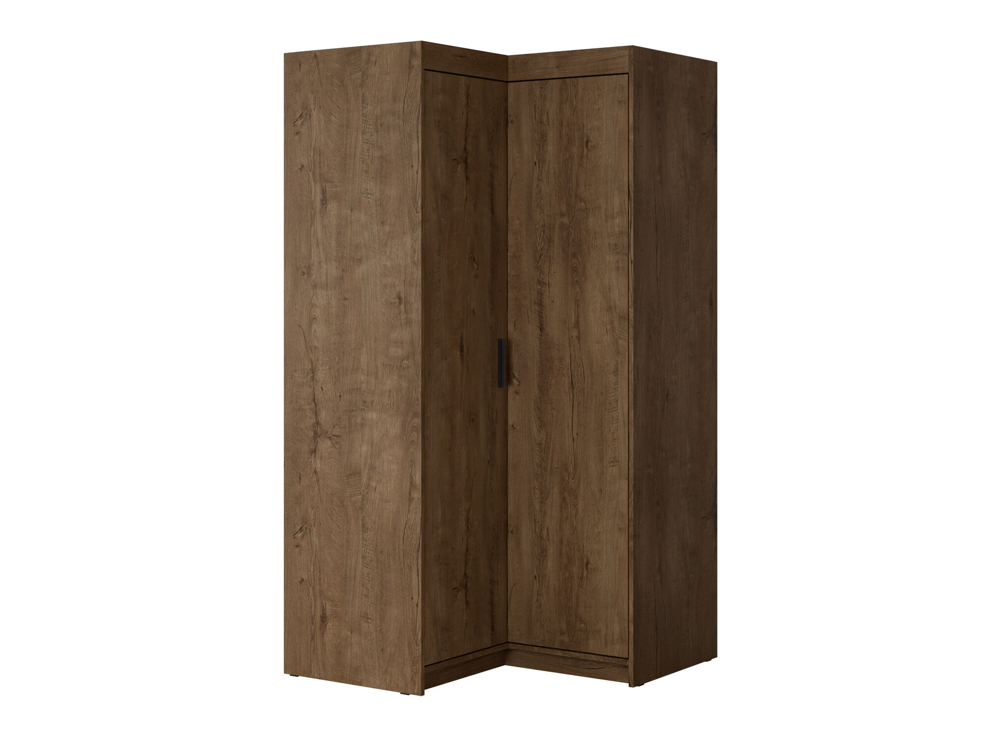 Corner wardrobe Novduni 116 (Lefkas oak)