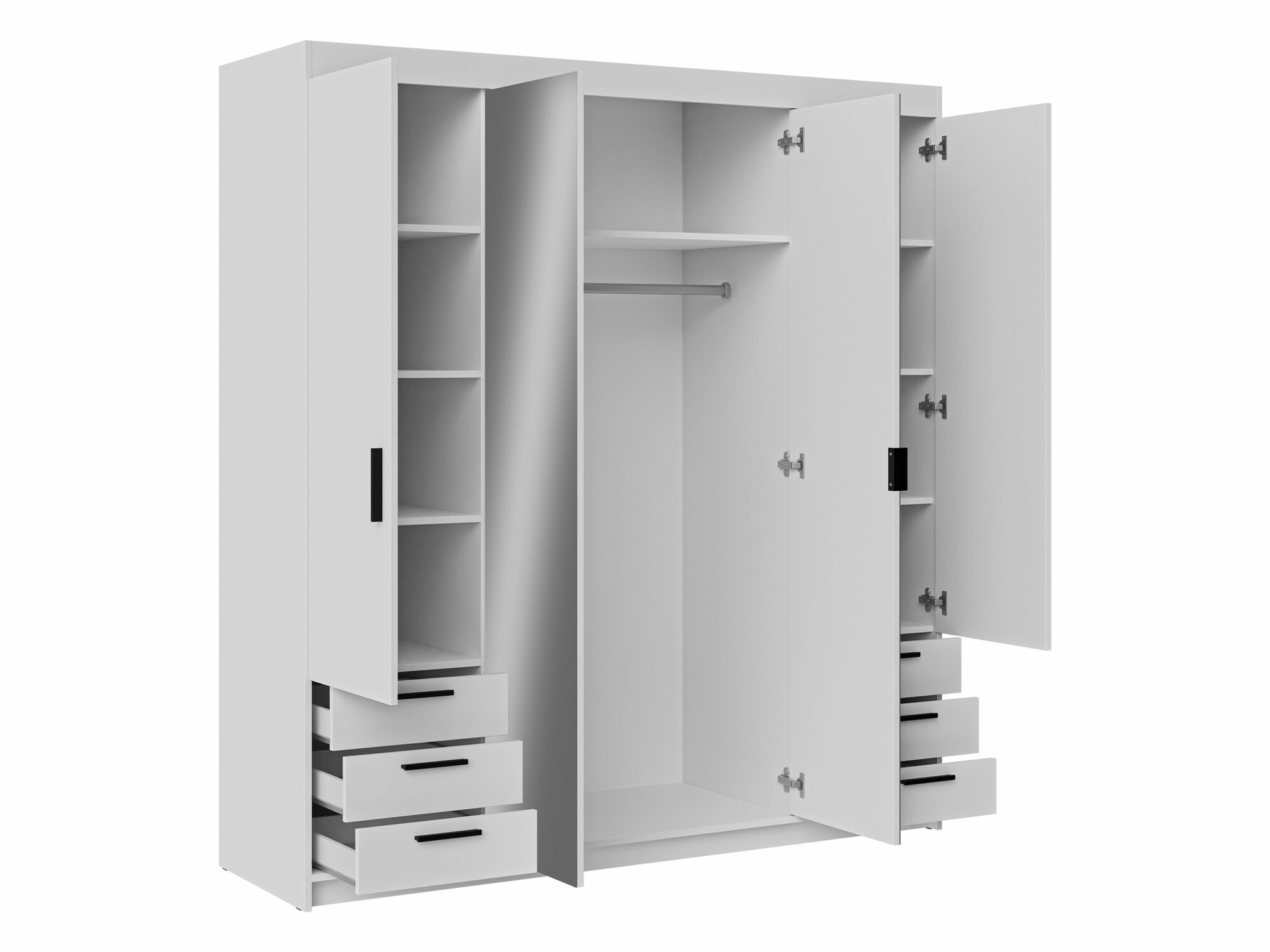 Wardrobe Novduni 115 (White)