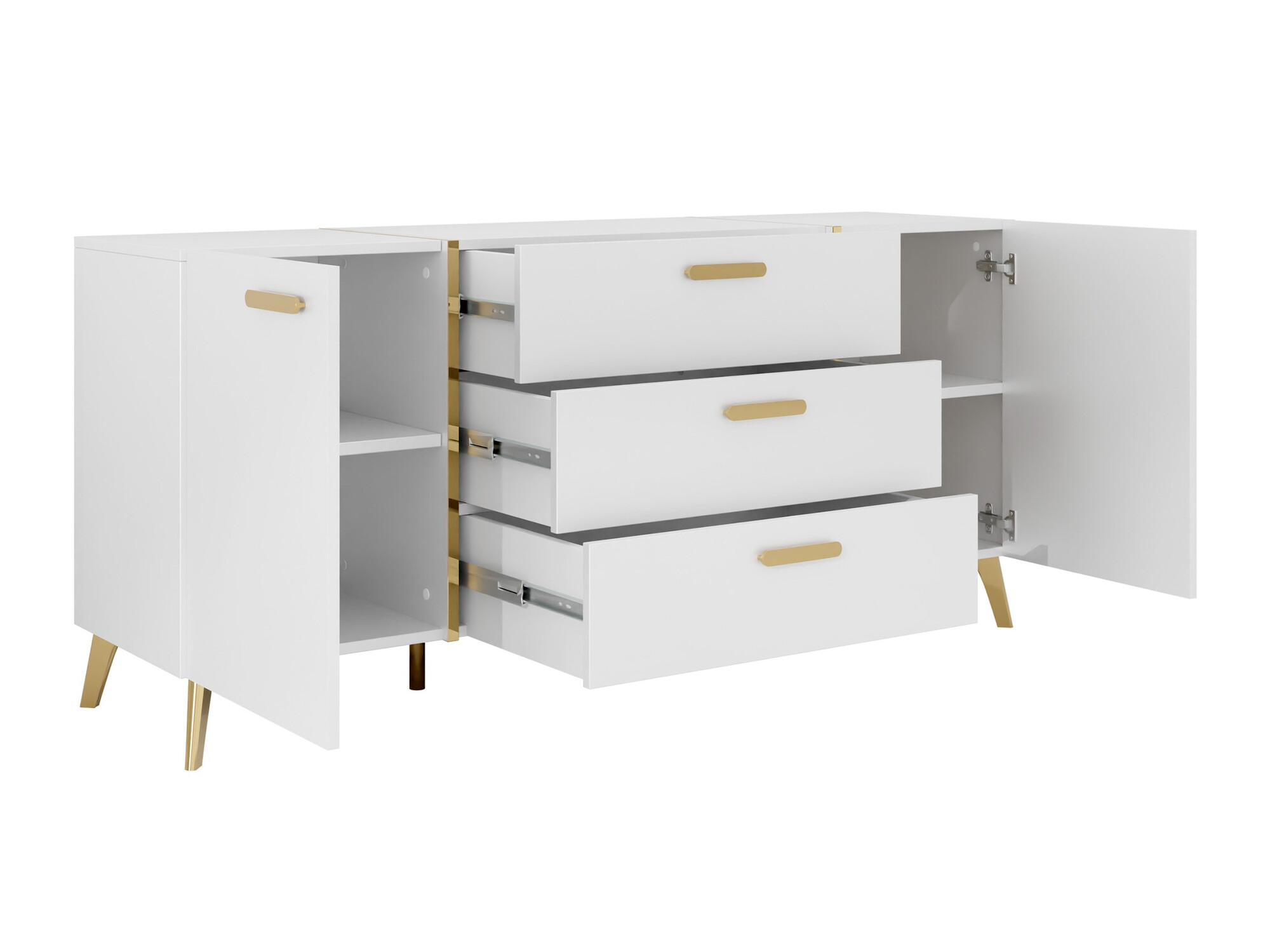 Chest of drawers Comfivo Capella I (Cashmere + Glossy cashmere)