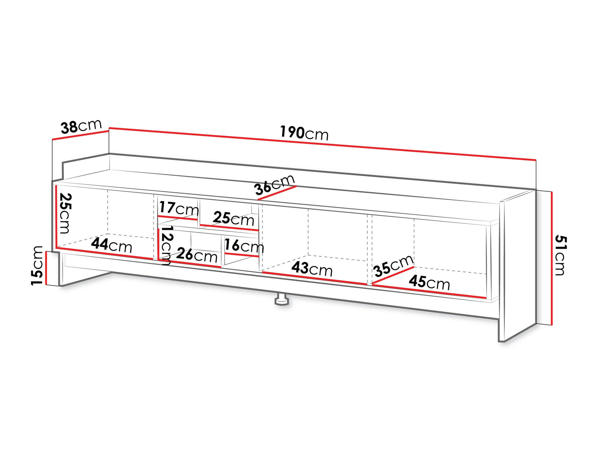 TV stand Mavnoli 106