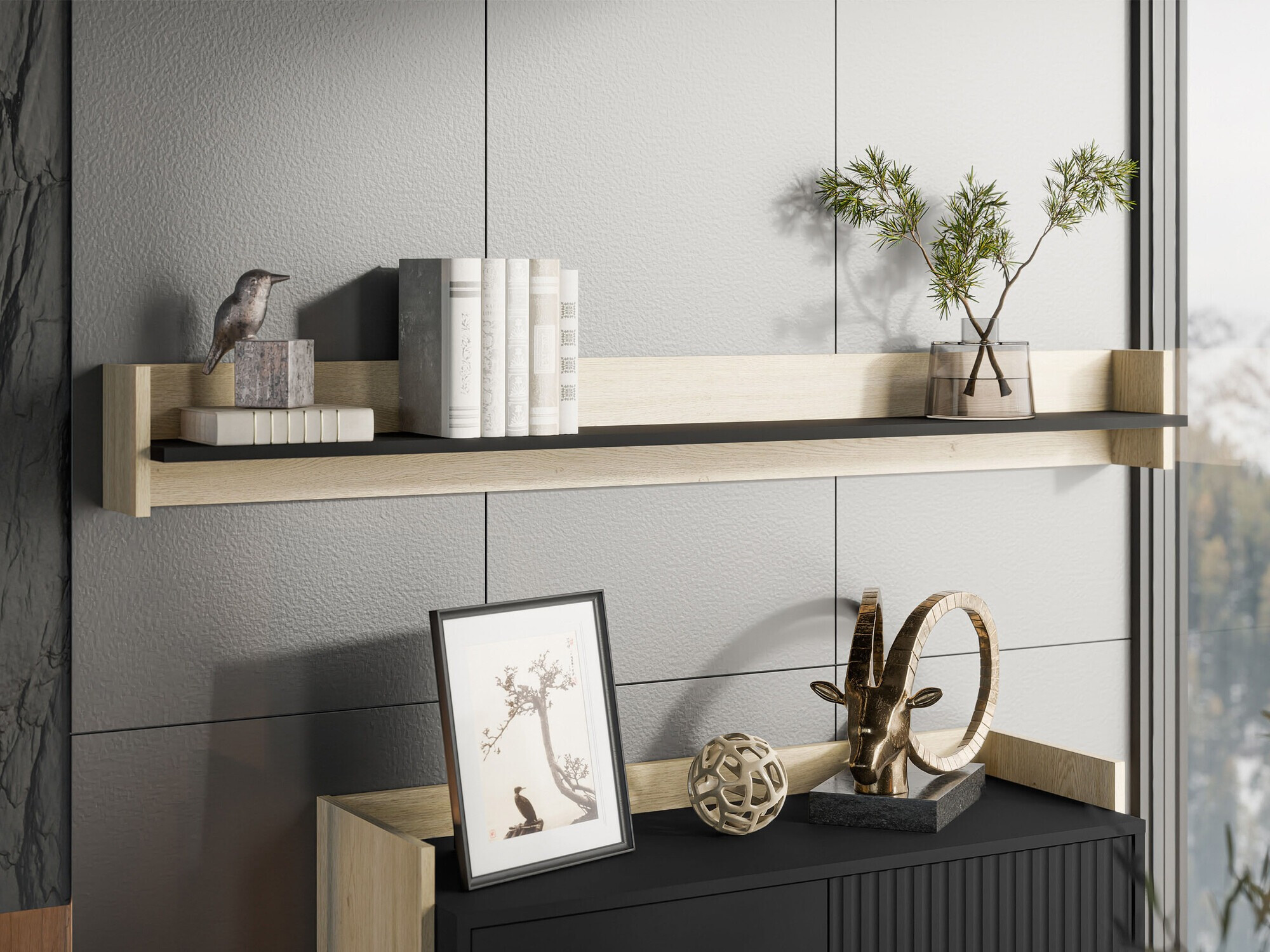 Wall shelf Mavnoli 104