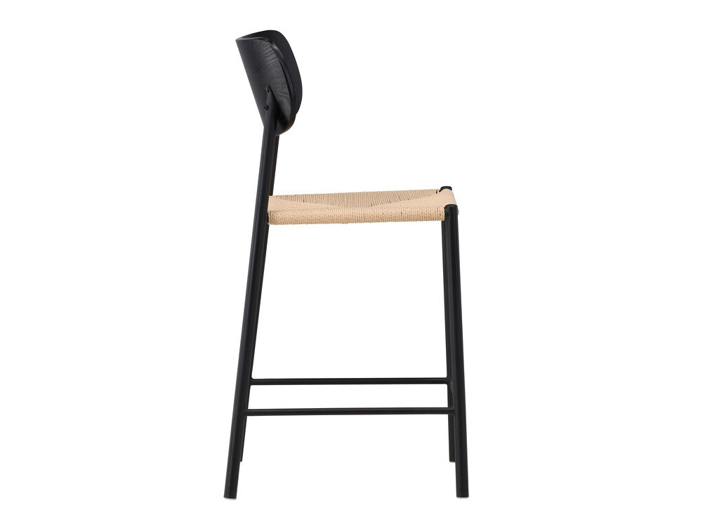 Counter stool Dallas 4705 (Black + Light brown)