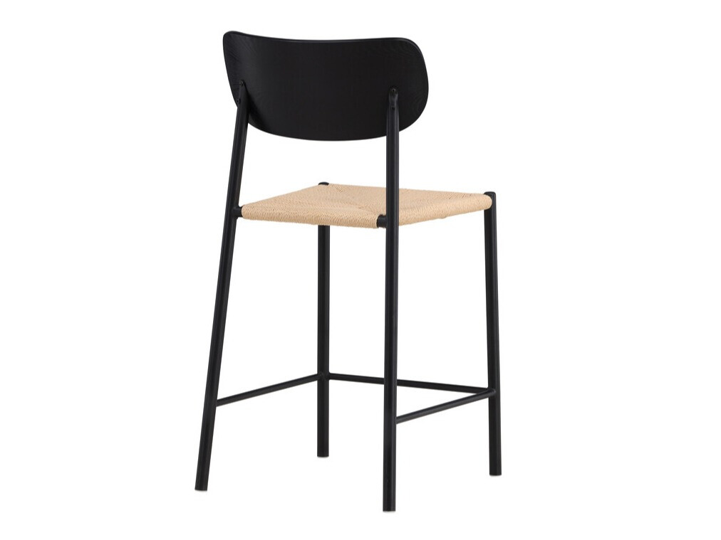 Counter stool Dallas 4705 (Black + Light brown)