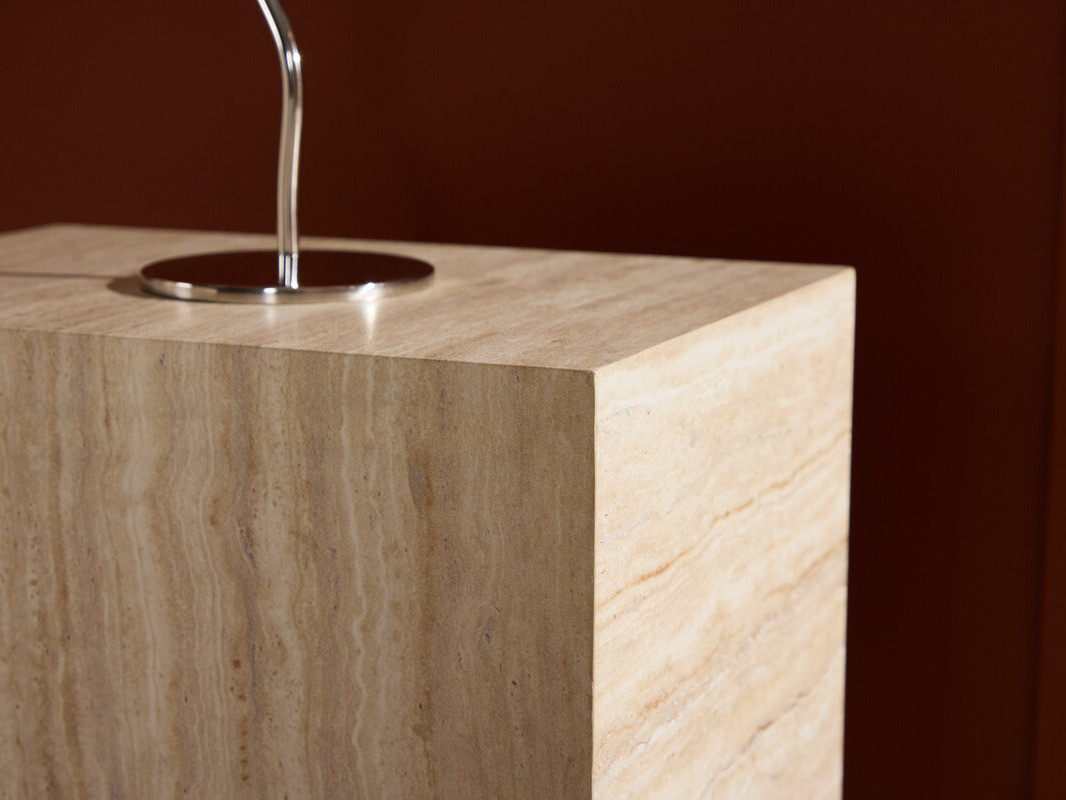 Side table Dallas 5005 (Light Travertine)