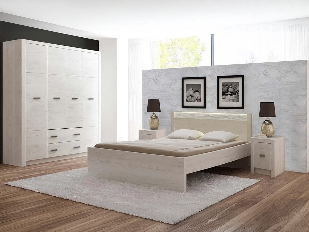 Bedside table Serfeno 118 (Craft white)