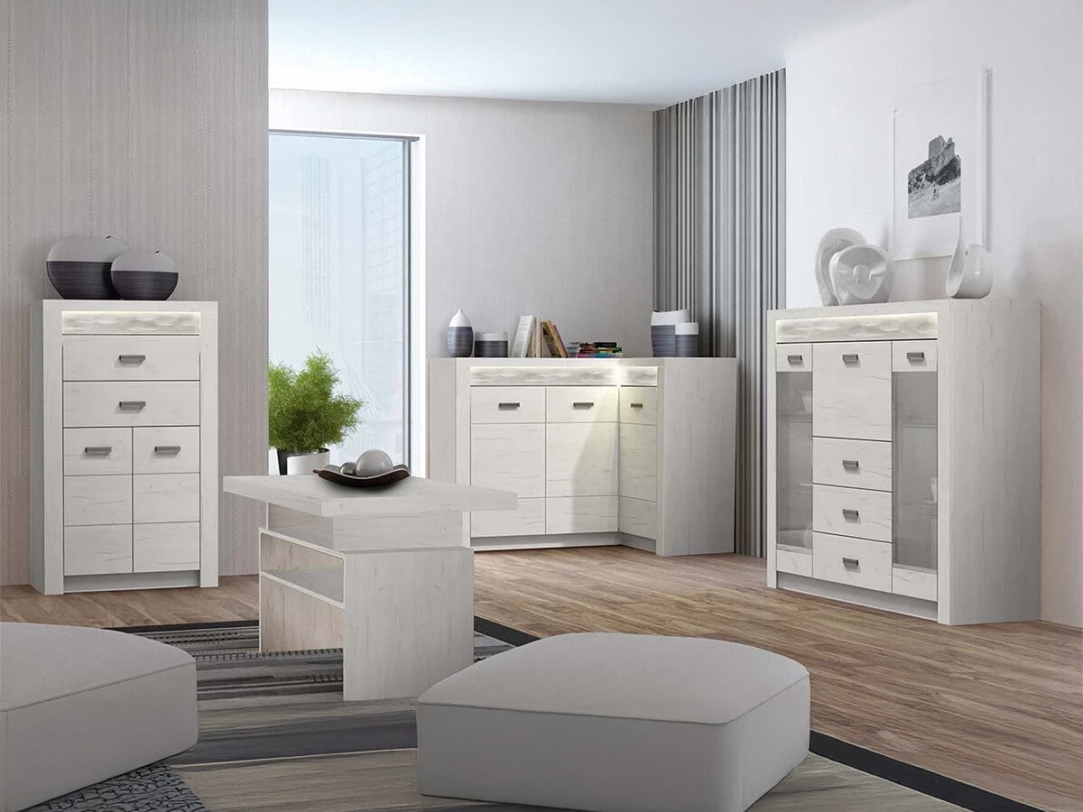 Chest of drawers Serfeno 103 (Craft white)
