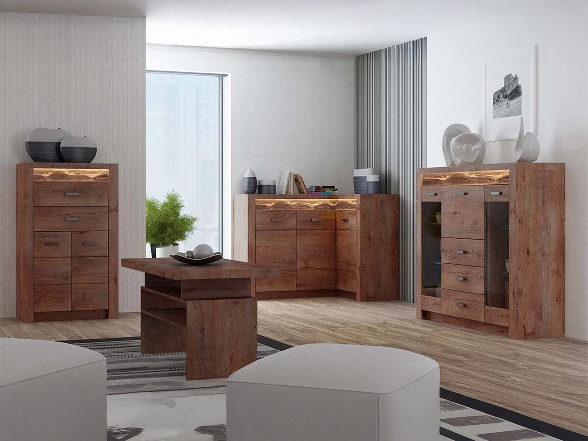 Corner cabinet Serfeno 112 (Ash)