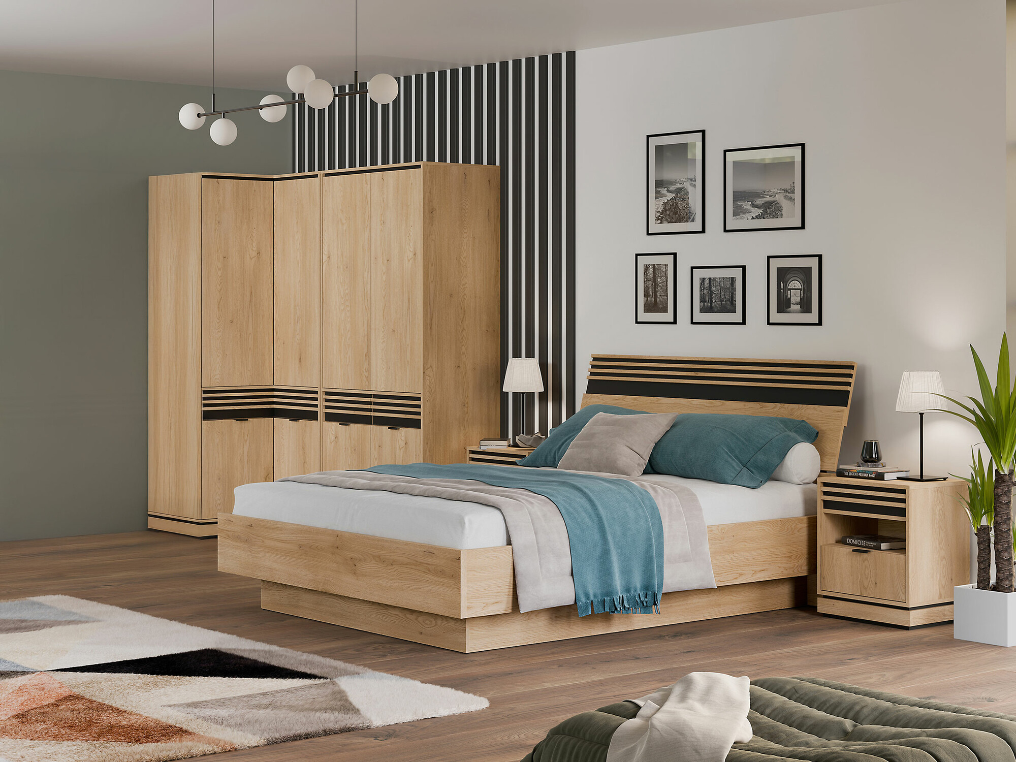 Corner wardrobe Cavtole 110