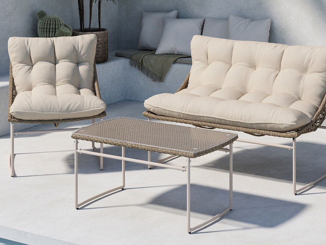 Outdoor furniture set Dallas 4732 (Beige)