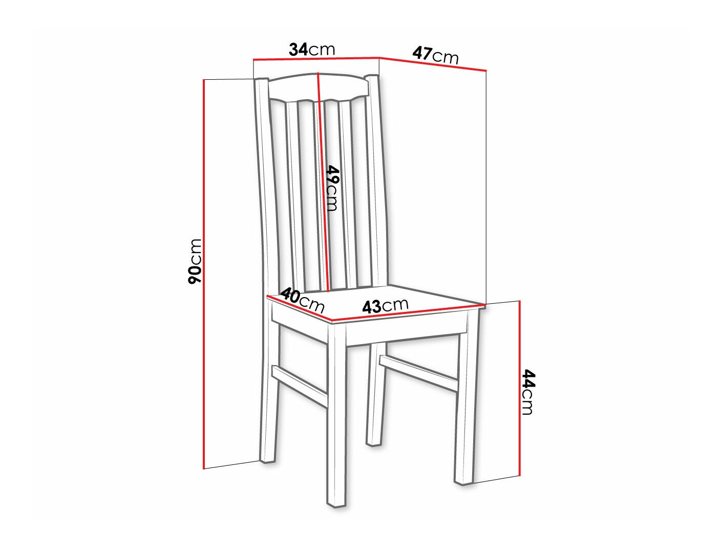 Chair Victorville 367 (Sonoma oak)