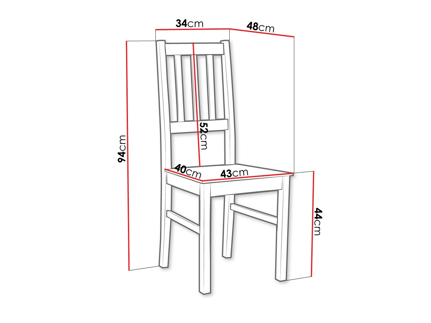 Chair Victorville 114 (Sonoma oak)