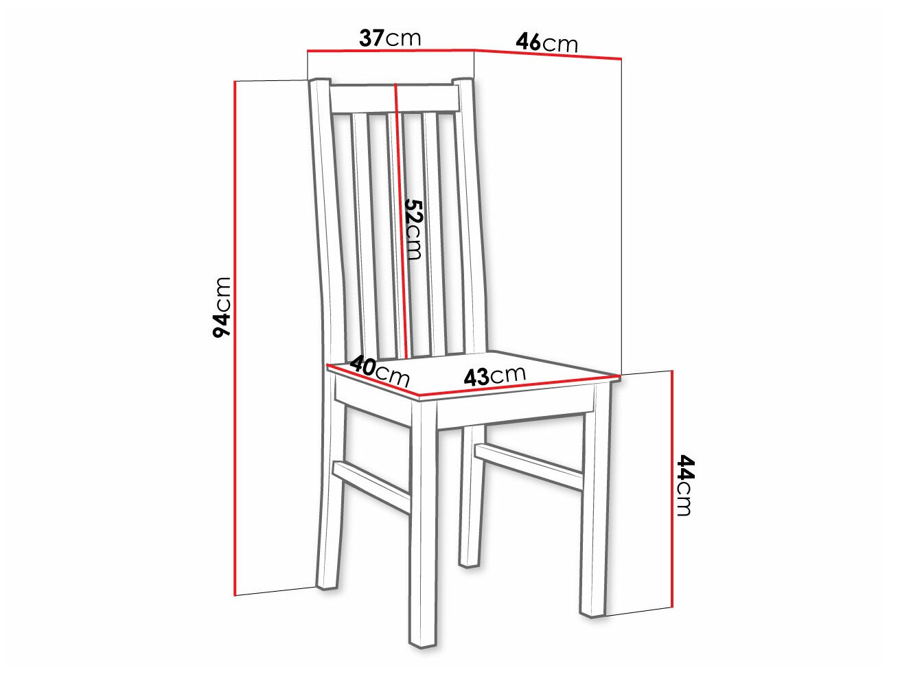 Chair Victorville 115 (Black)