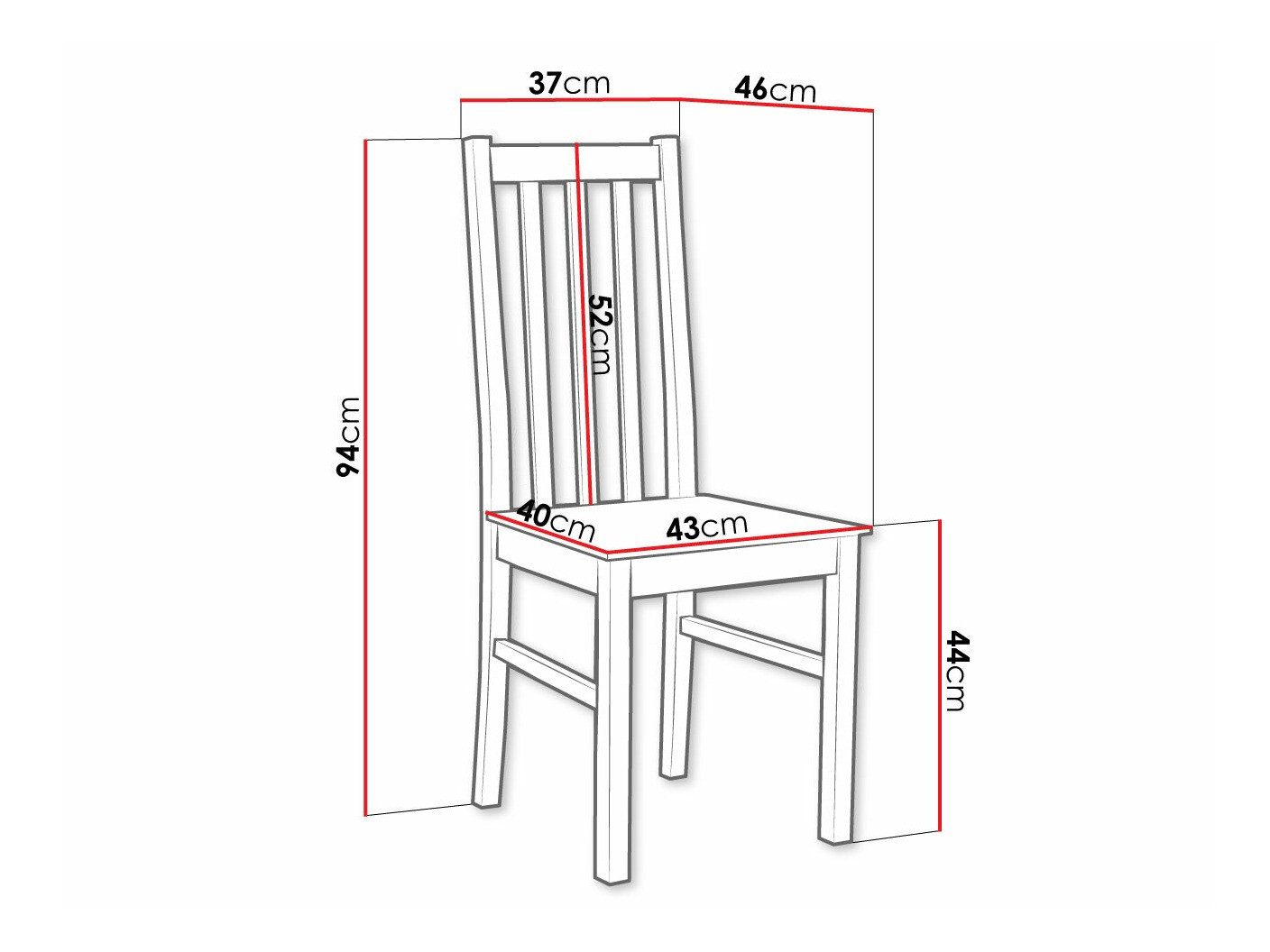 Chair Victorville 115 (Sonoma oak)