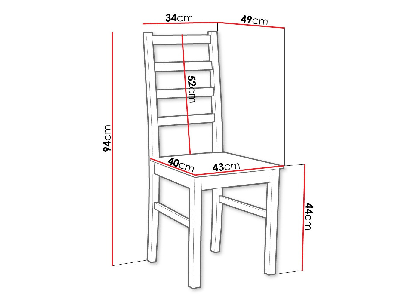 Chair Victorville 136 (Sonoma oak)