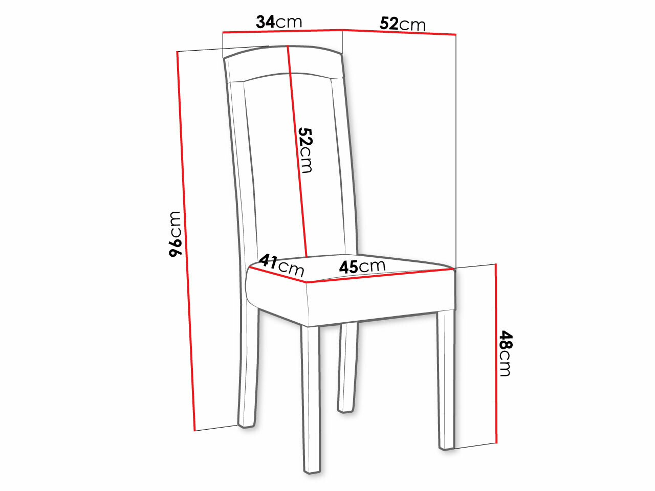 Chair Victorville 345 (Sonoma oak)