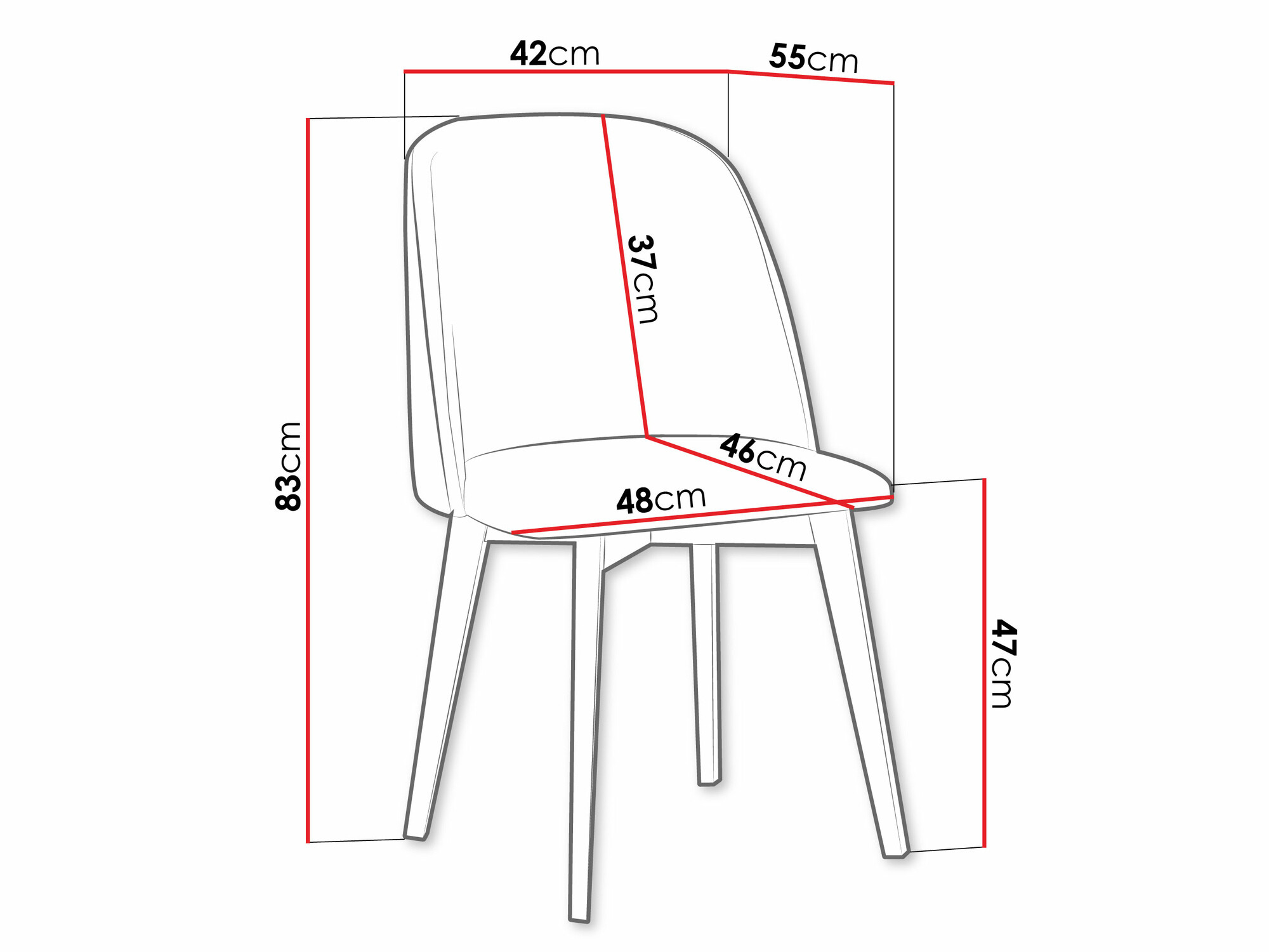 Chair Victorville 362 (Sonoma oak)