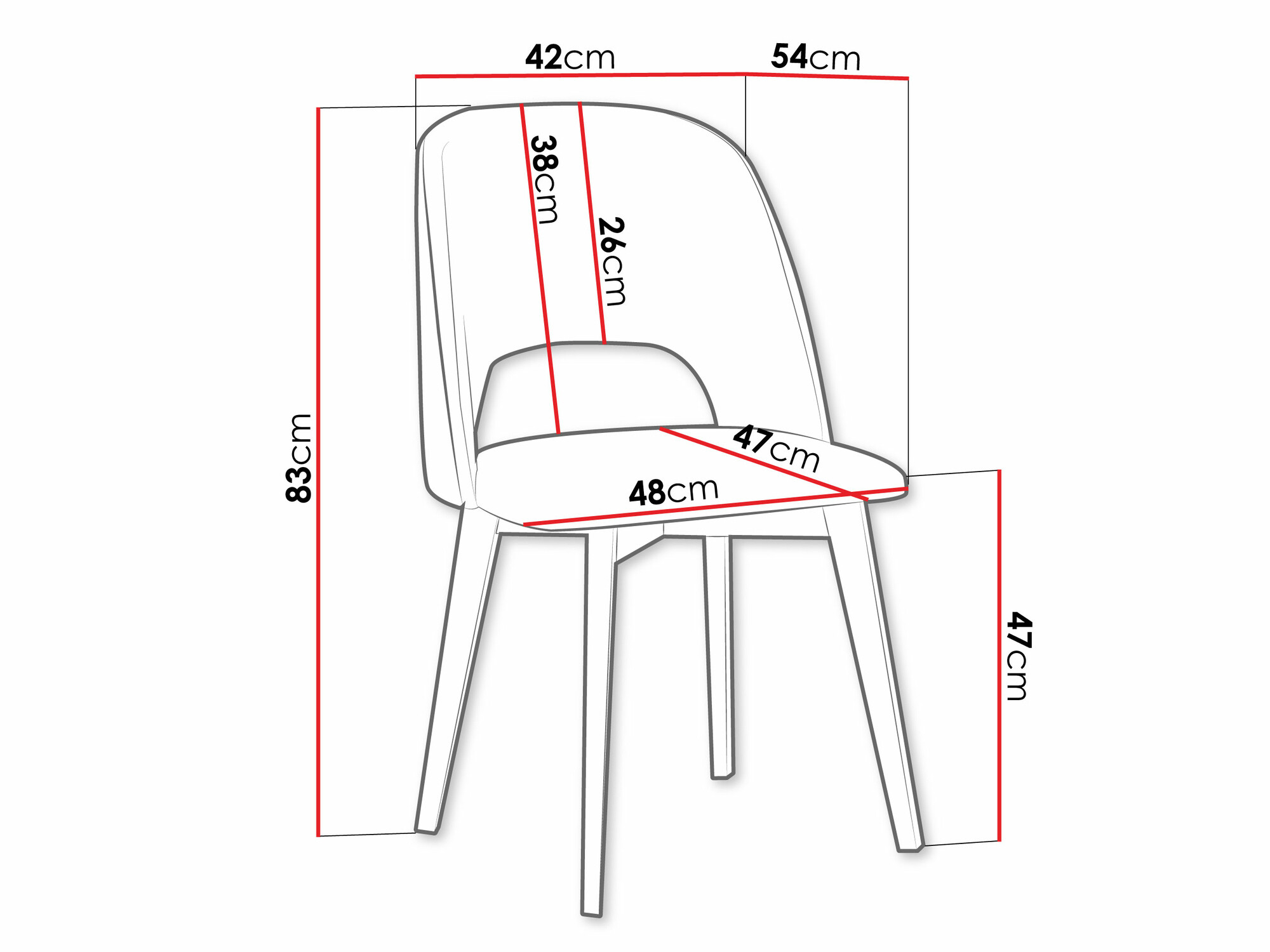 Chair Victorville 363 (Black)