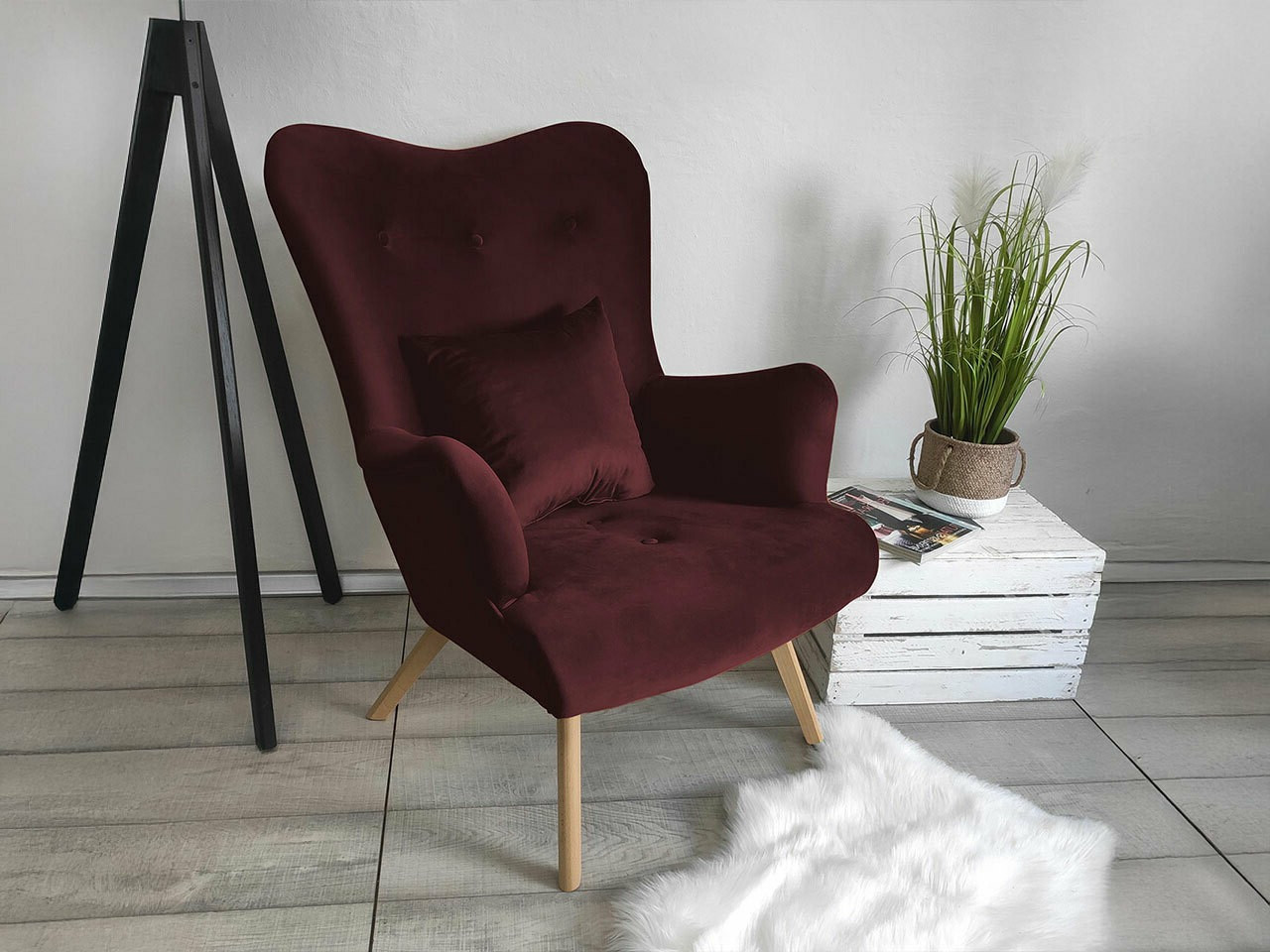 Armchair Clovis 102 (Magic Velvet 2202)