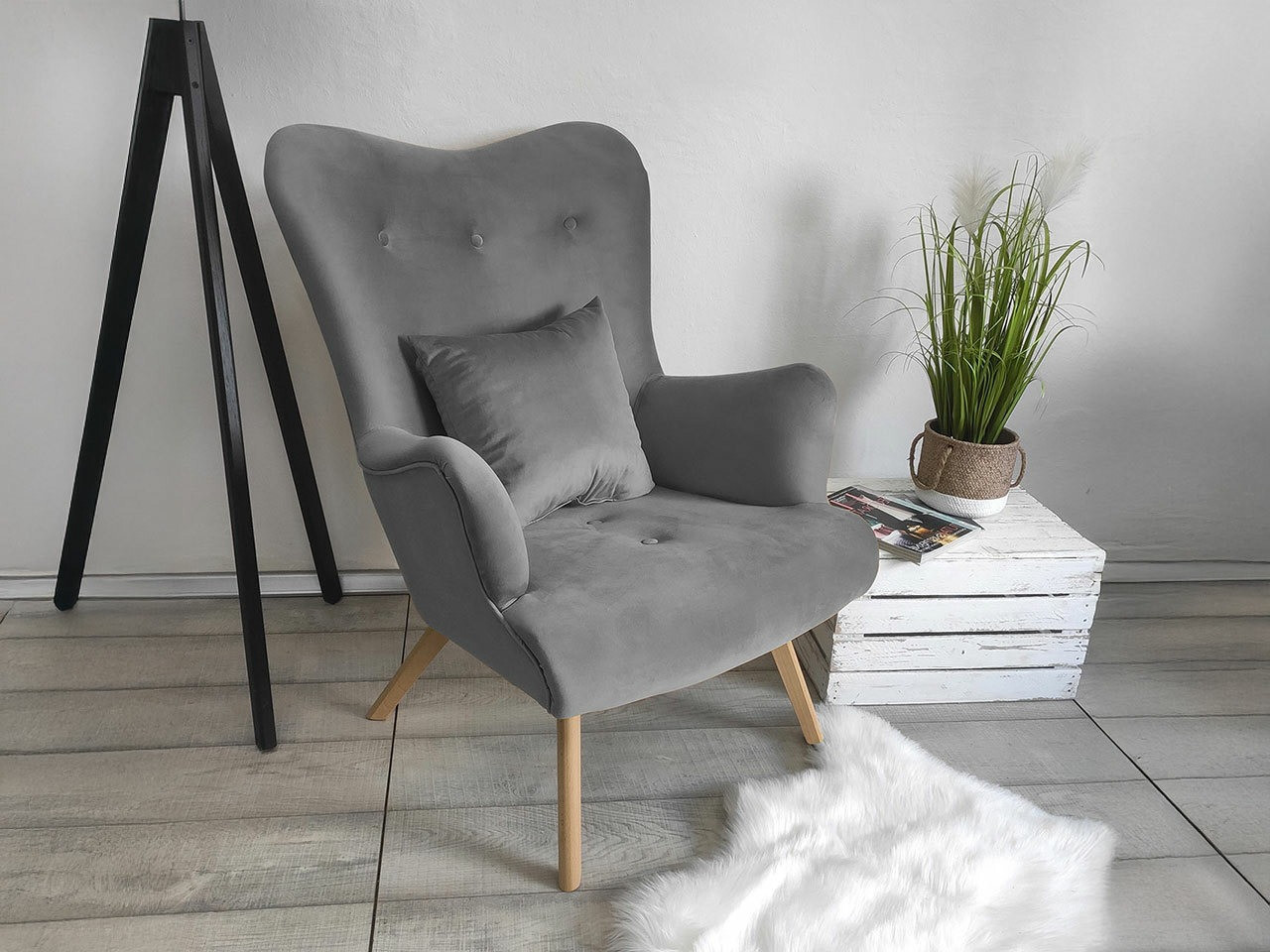 Armchair Clovis 102 (Magic Velvet 2217)