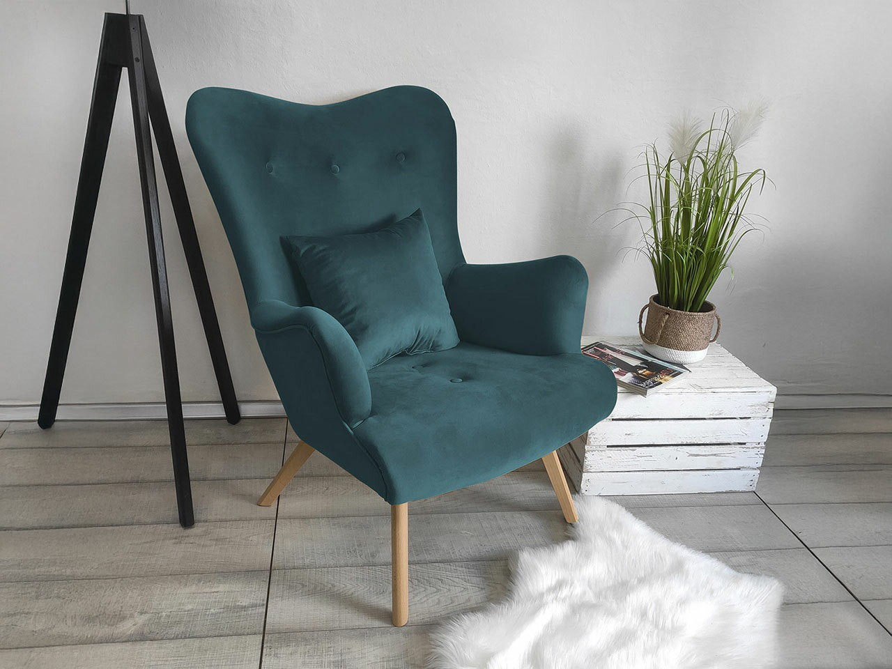 Armchair Clovis 102 (Magic Velvet 2222)