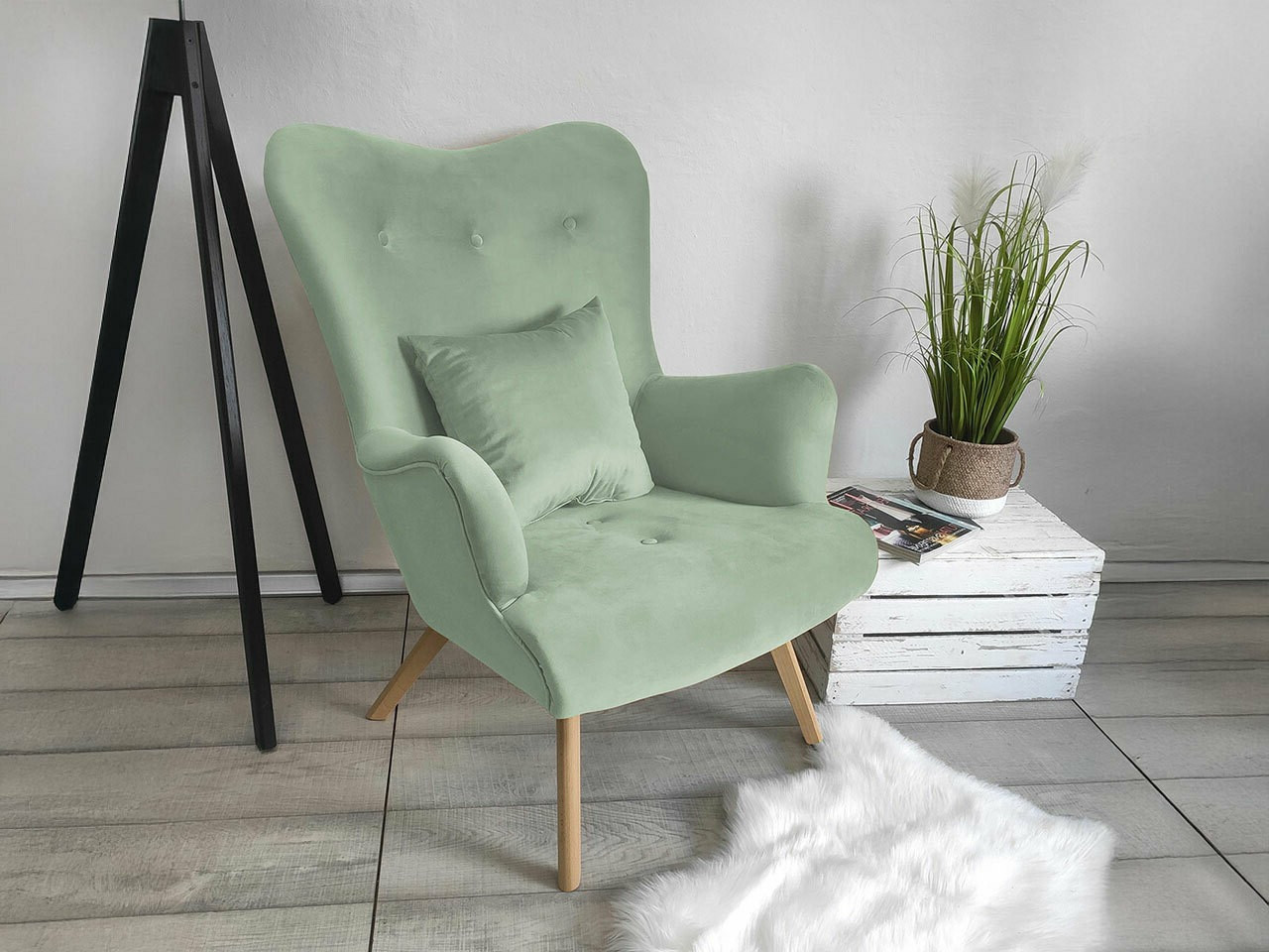Armchair Clovis 102 (Magic Velvet 2227)