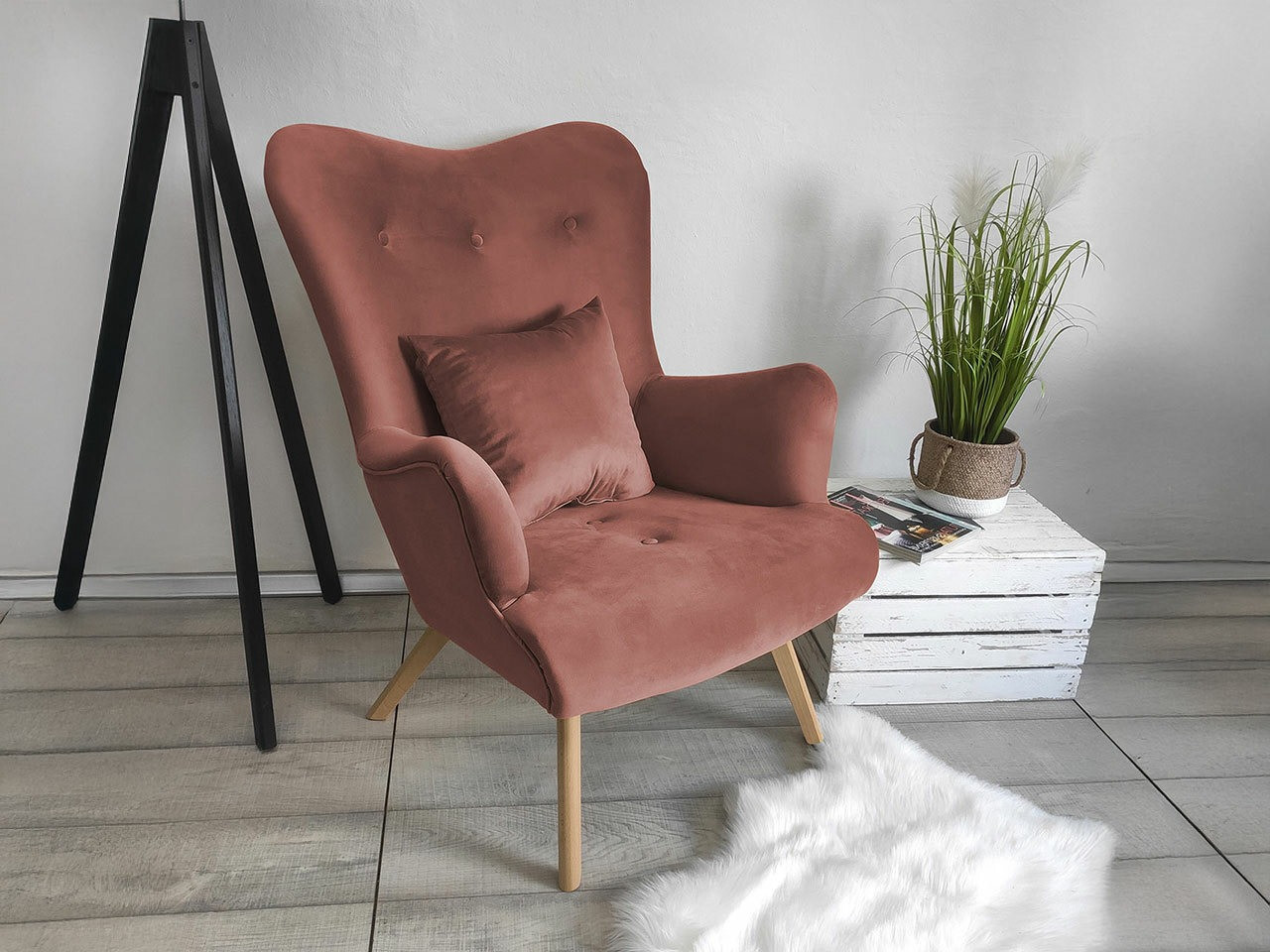 Armchair Clovis 102 (Magic Velvet 2258)
