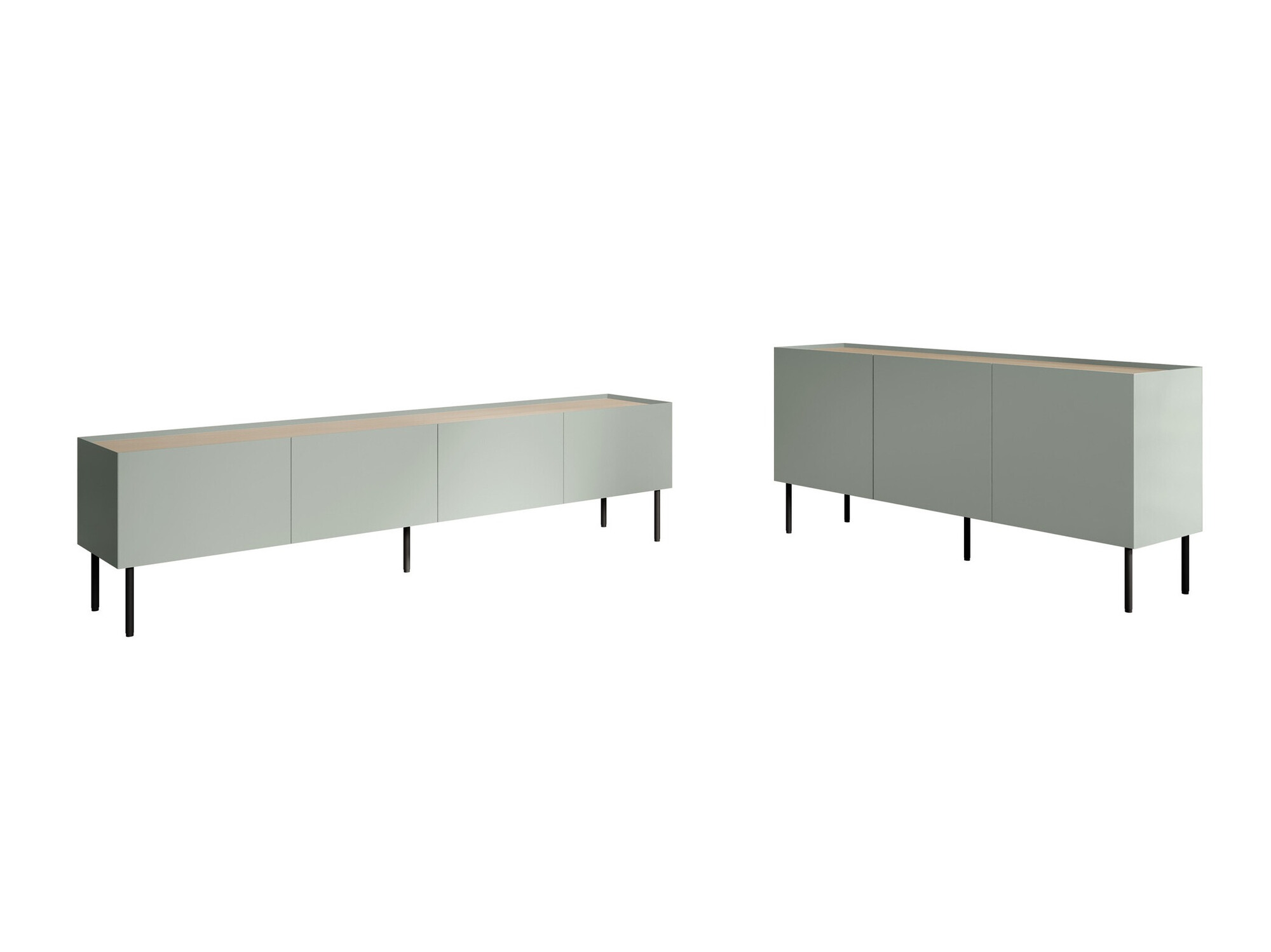 Living room set Melbela 109 (Light olive tree + Oak)