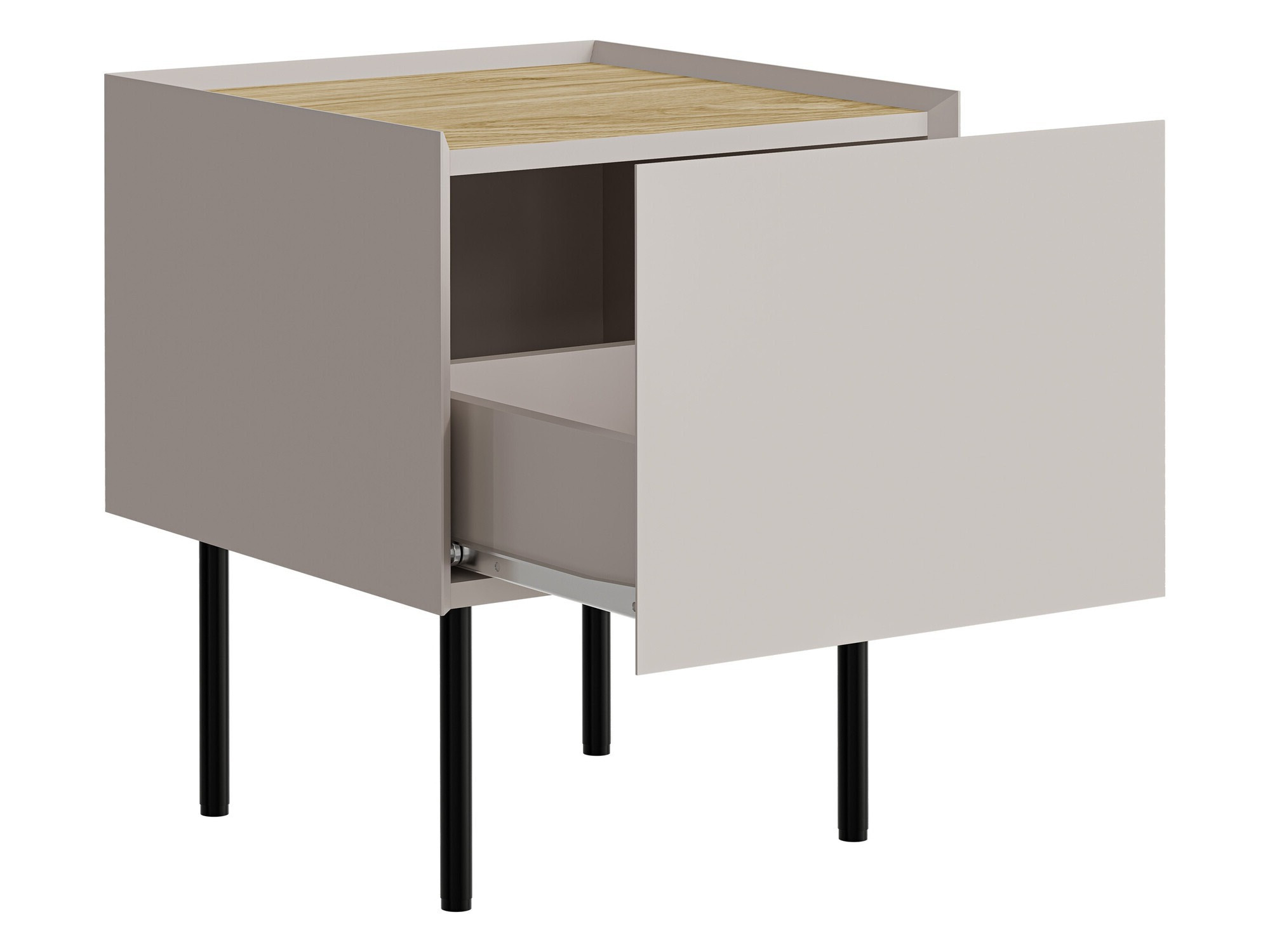 Set of bedside tables Melbela 108 (Light olive tree + Oak)