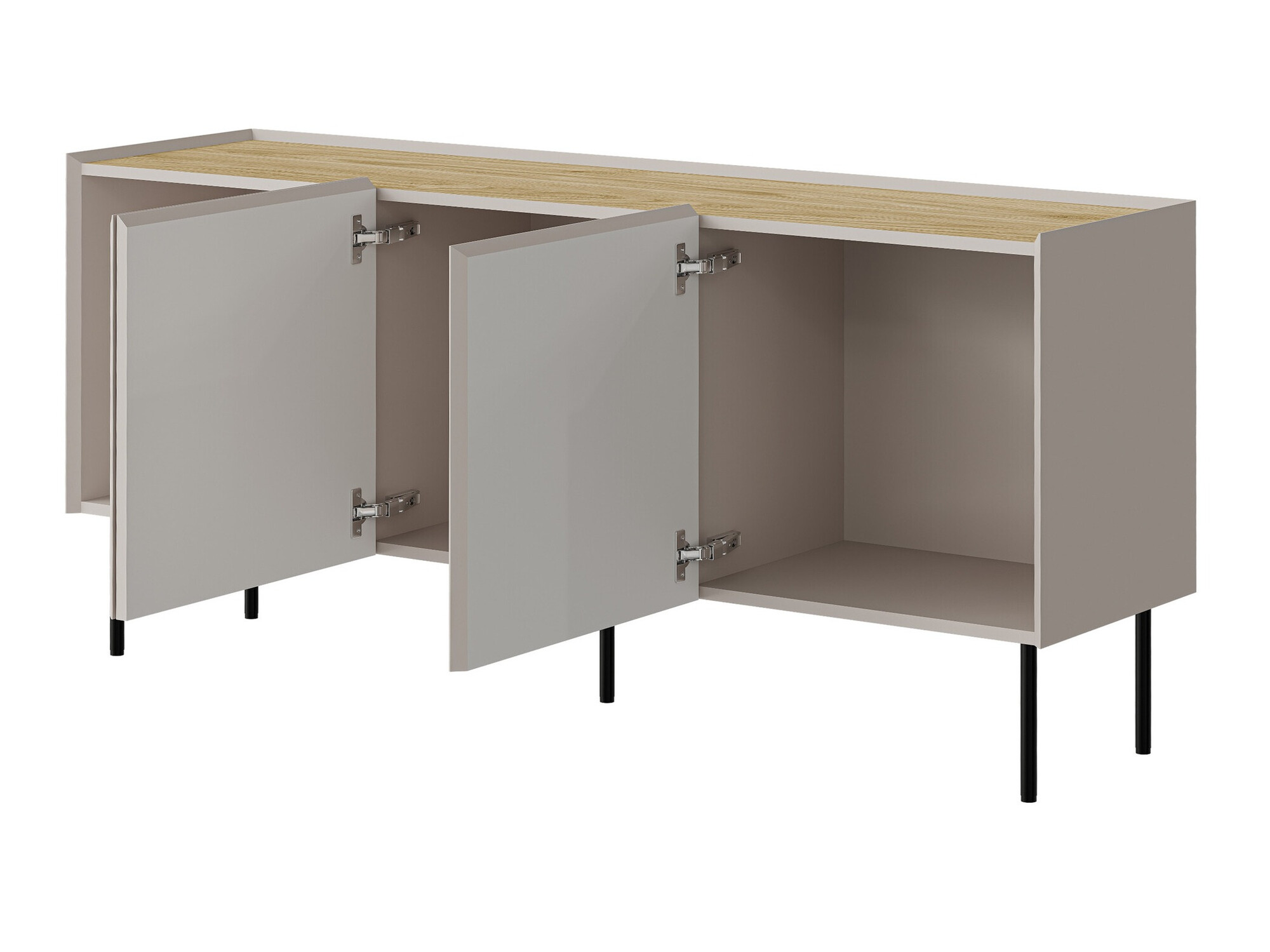 Sideboard Melbela 104 (Cashmere + Oak)