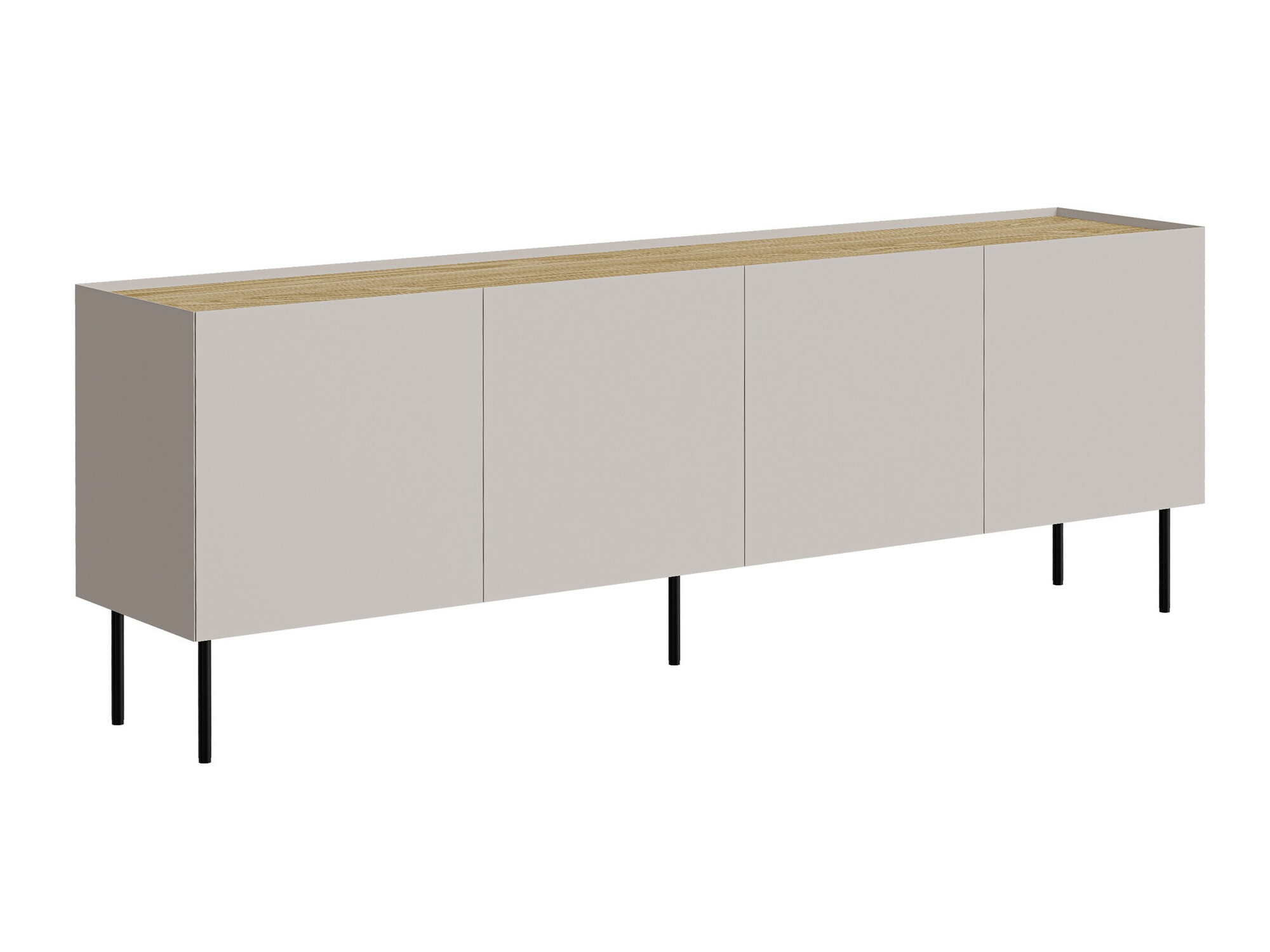 Sideboard Melbela 105 (Cashmere + Oak)