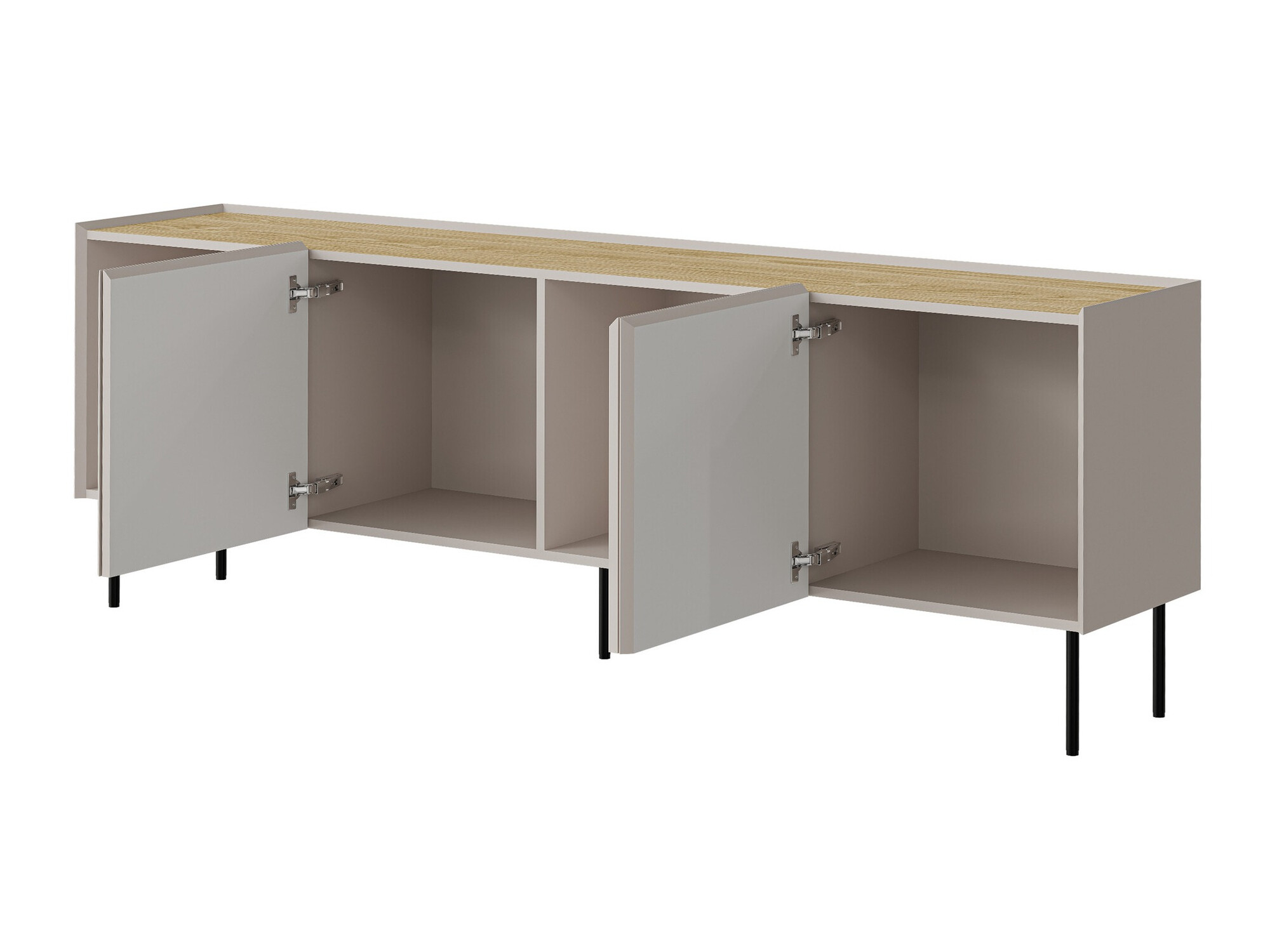 Sideboard Melbela 105 (Cashmere + Oak)
