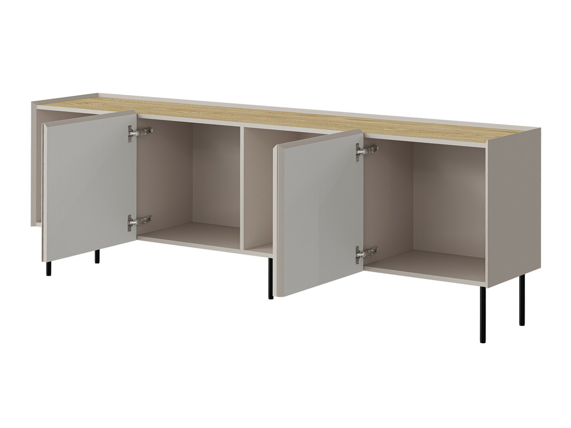 Sideboard Melbela 105 (Light olive tree + Oak)