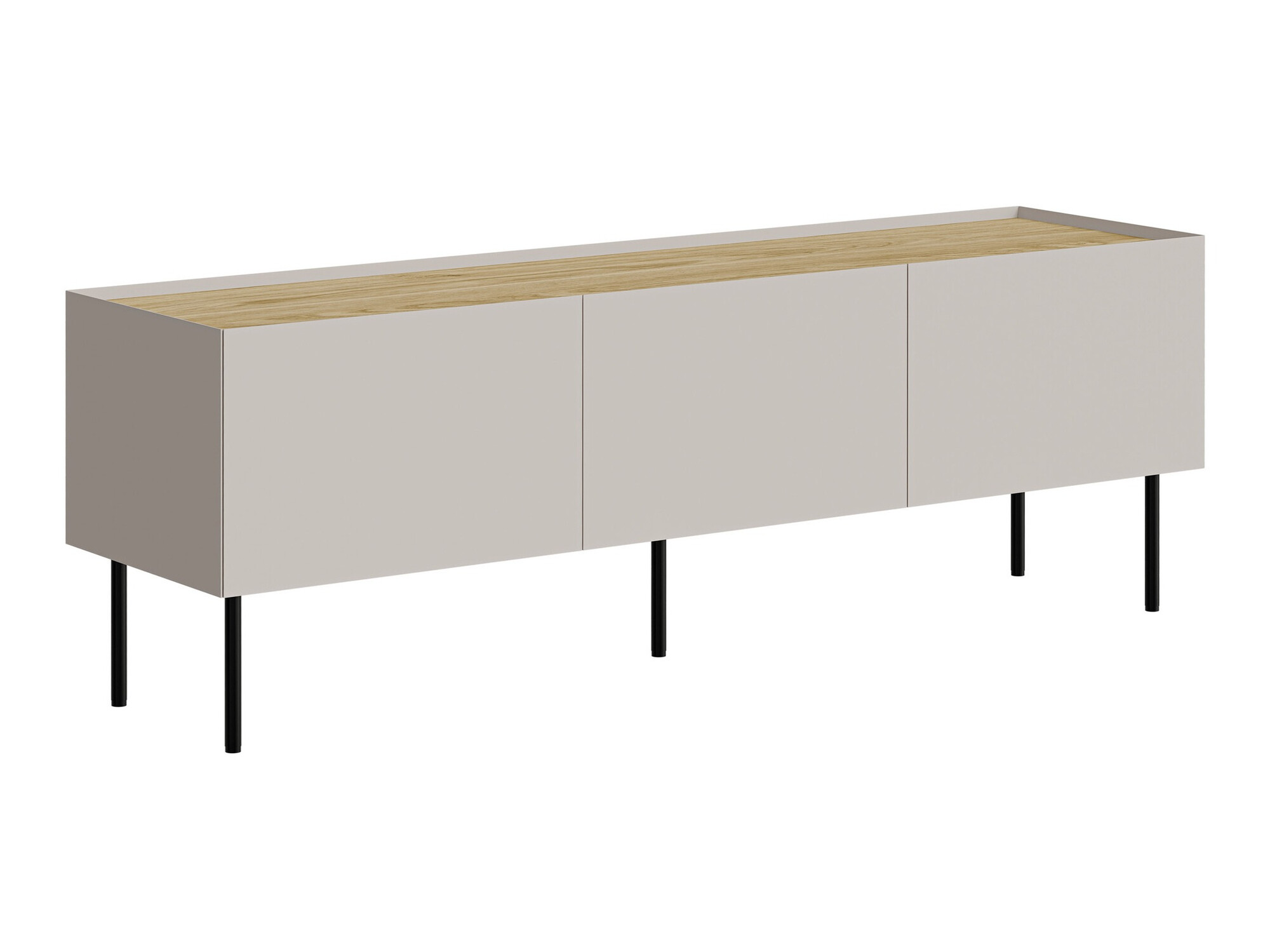TV stand Melbela 106 (Cashmere + Oak)
