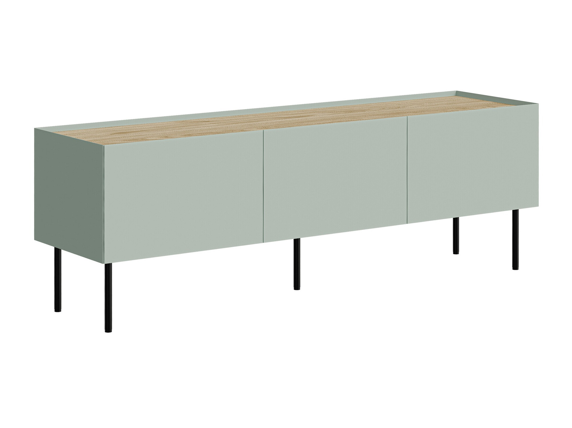 TV stand Melbela 106 (Light olive tree + Oak)