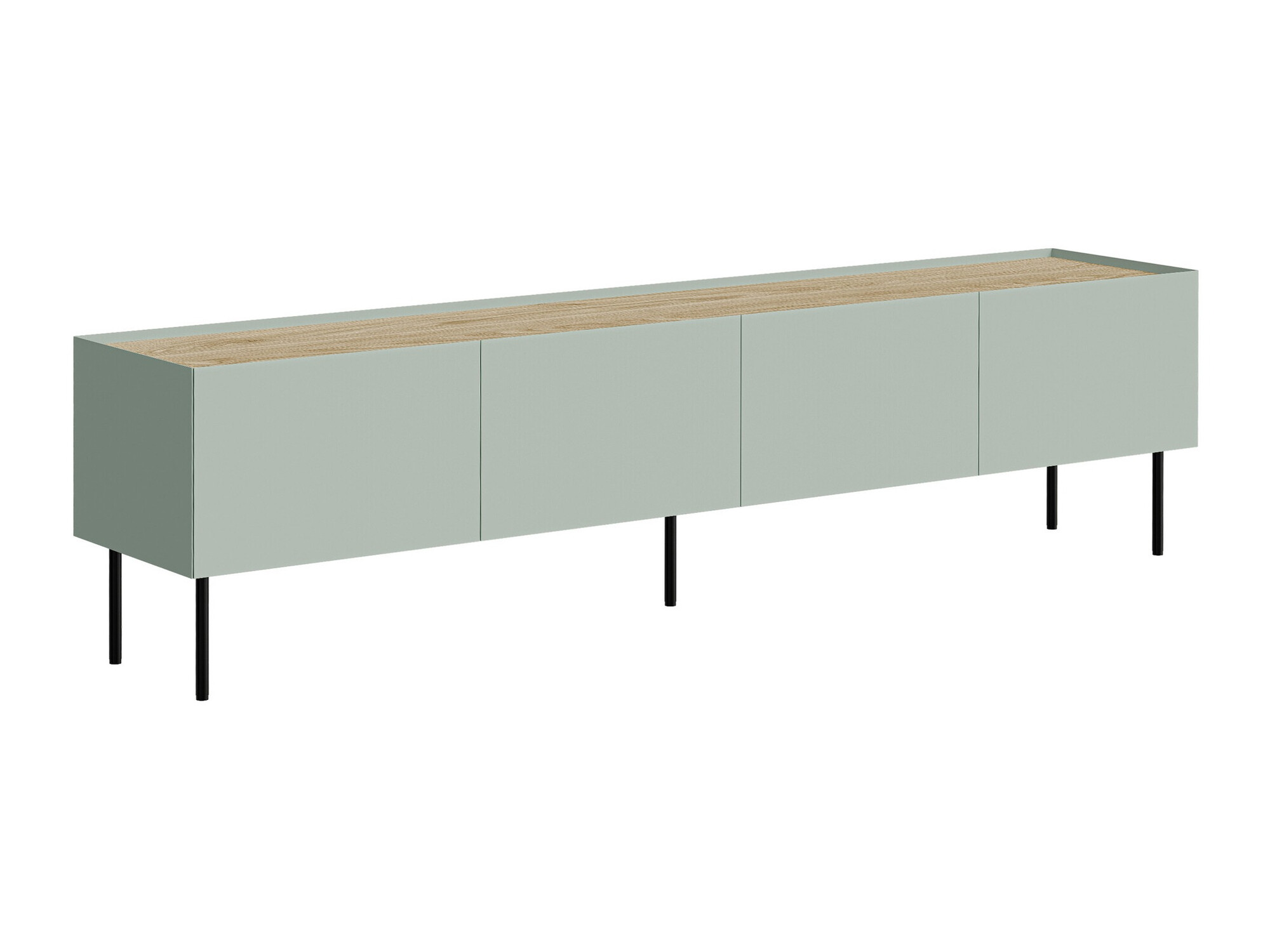 TV stand Melbela 107 (Light olive tree + Oak)